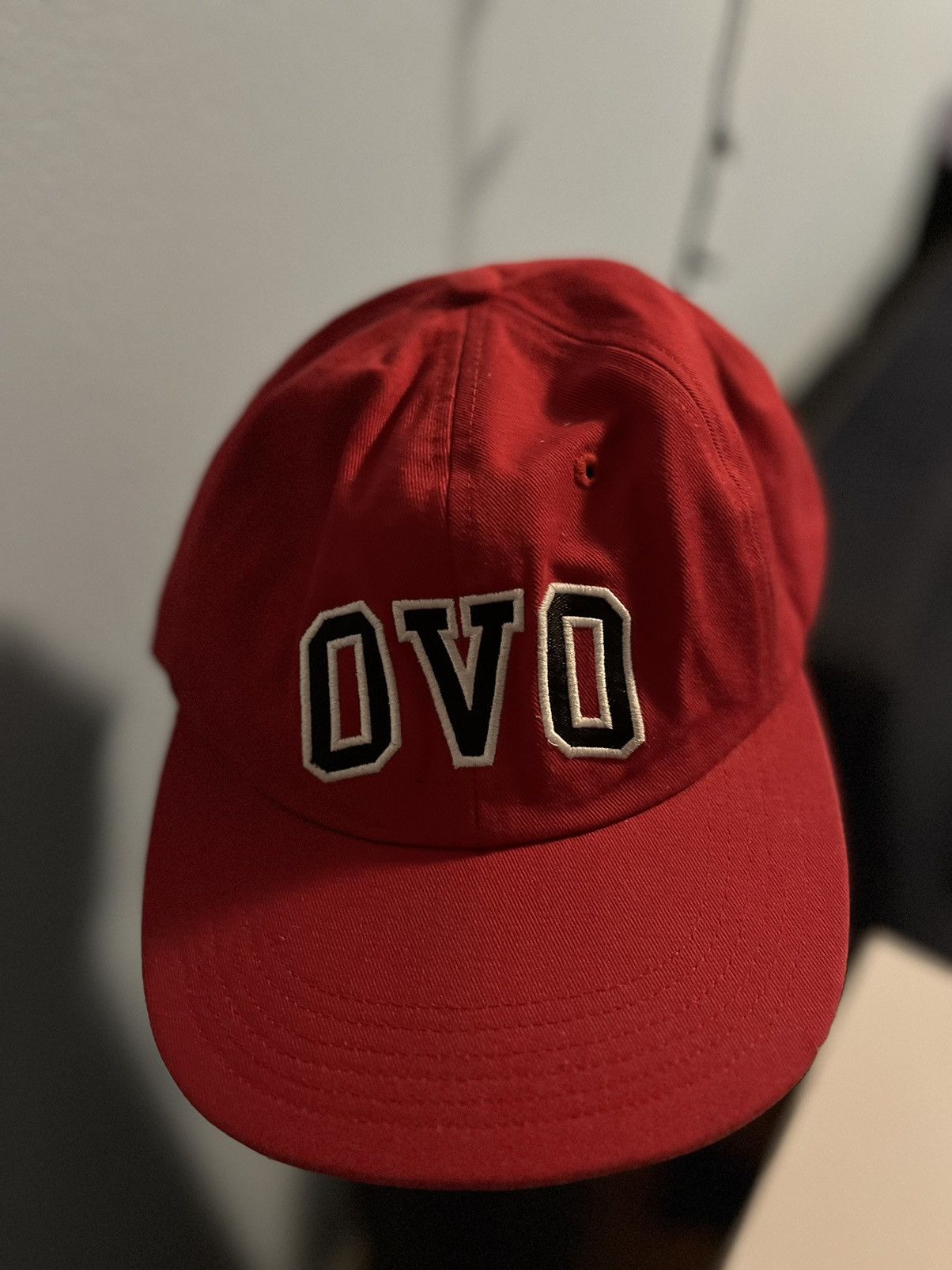 Drake × October's Very Own Red OVO adjustable baseball cap Size ONE SIZE - 1 Thumbnail