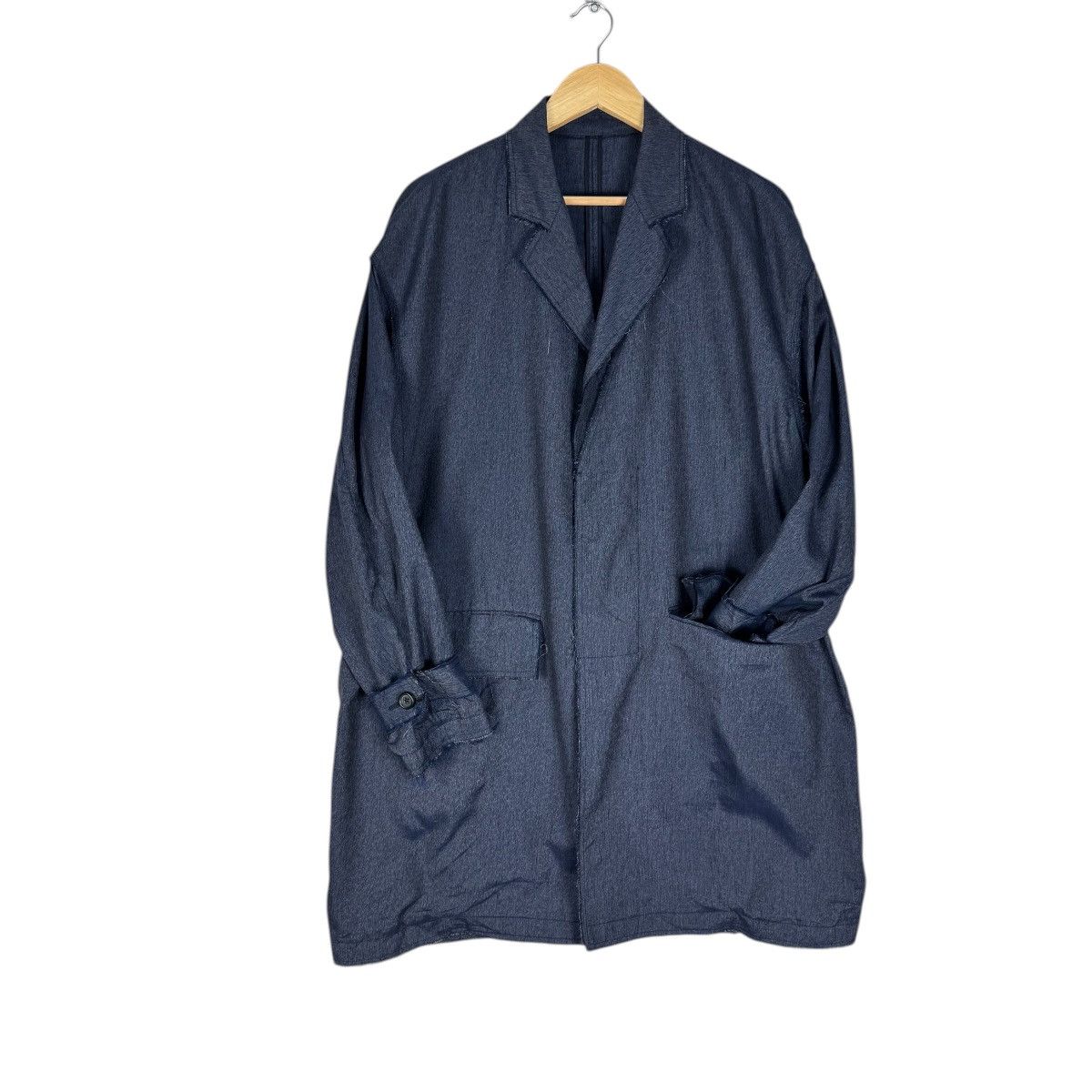 Giuliano Fujiwara 🌟GIULIANO FUJIWARA STYLE DISTRESS OVERCOAT JACKET Size US S / EU 44-46 / 1 - 1 Thumbnail