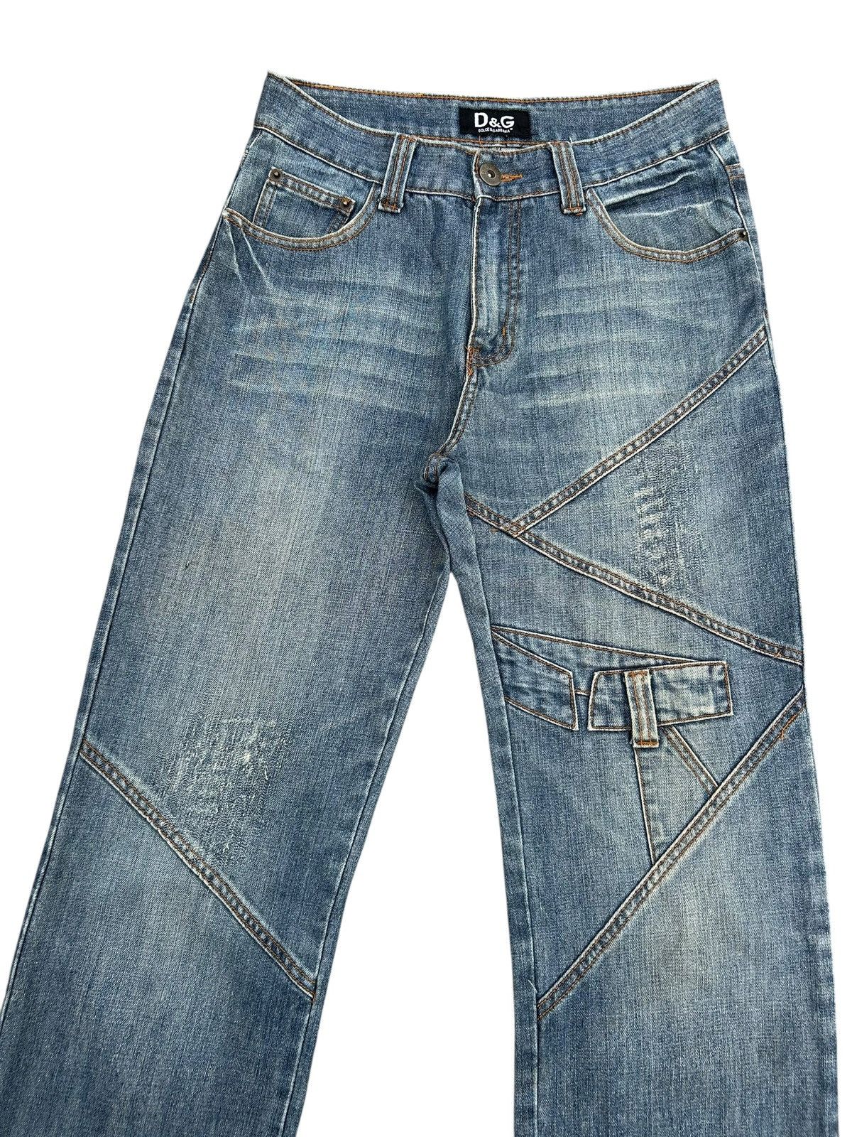 Dolce & Gabbana Dolce & Gabbana Vintage Punk Style Distressed Denim jeans Size US 30 / EU 46 - 2 Thumbnail