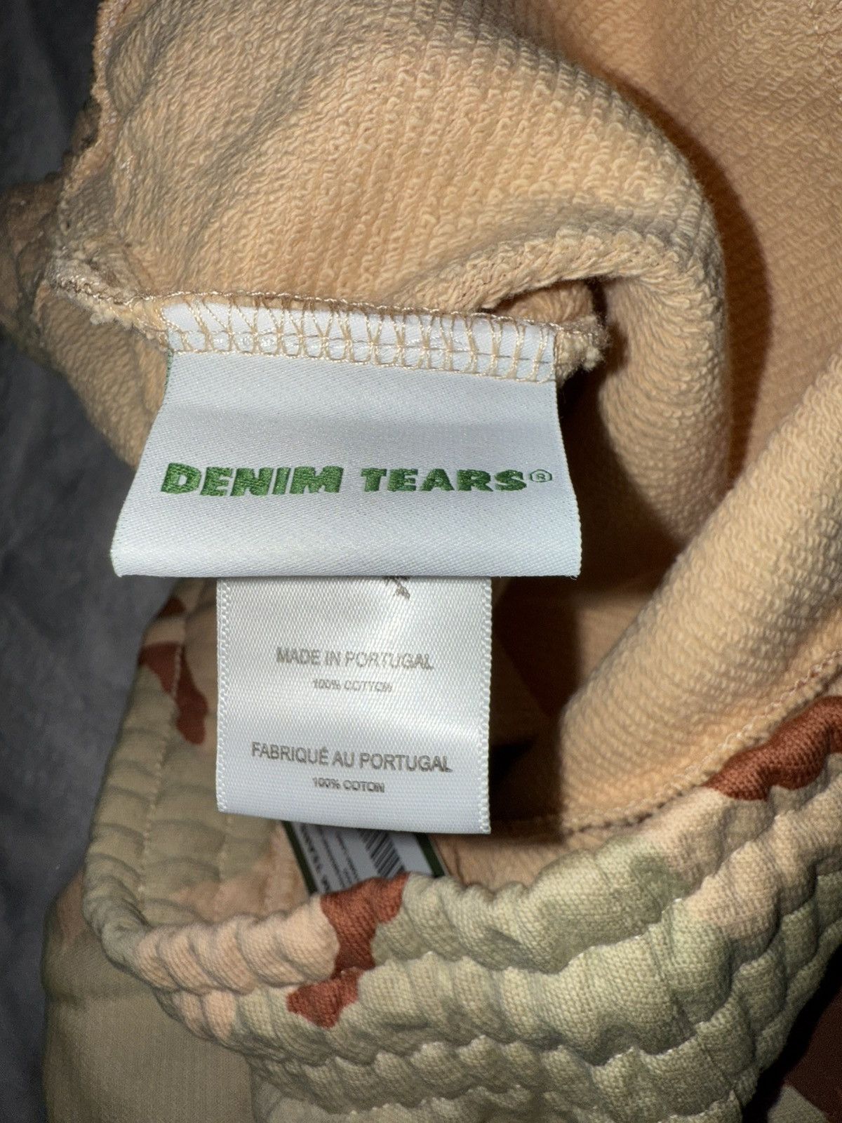 DENIM TEARS Denim Tears Camo Wreath Sweatpants Desert Storm Tan sz L Size US 34 / EU 50 - 6 Thumbnail