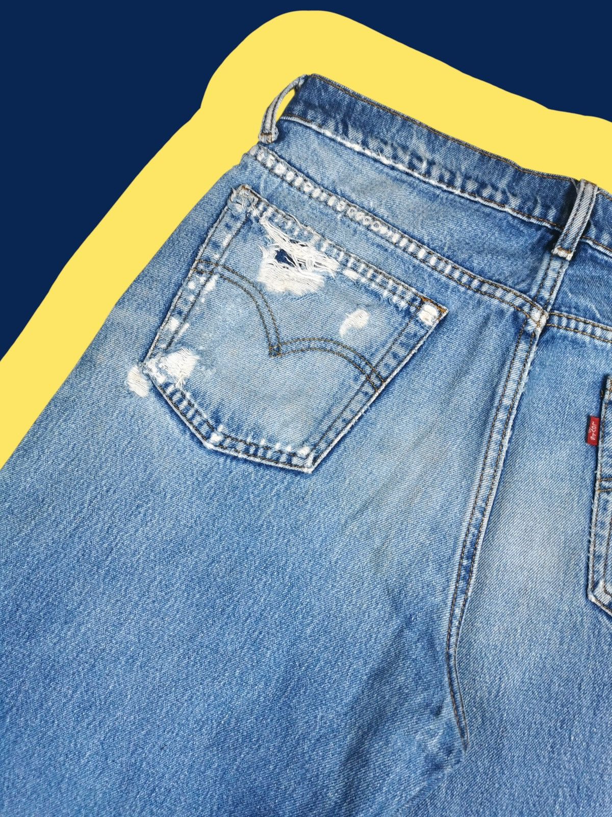 Levi's Vintage levis 515 distressed jeans Size US 33 - 6 Thumbnail