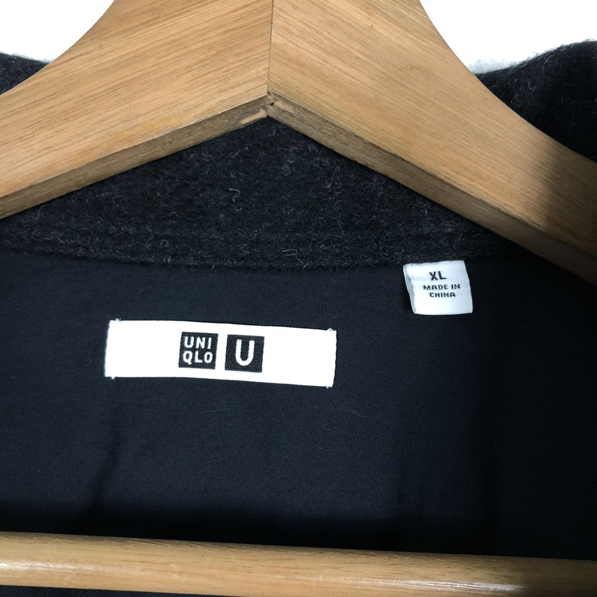 Japanese Brand 🔥Vintage Rich Black Wool Jacket Uniqlo Japan Issey Miyake Size US XL / EU 56 / 4 - 17 Thumbnail