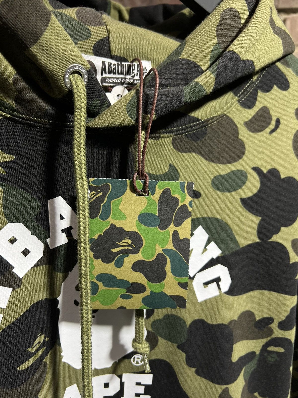 Bape BAPE College Hoodie Size US XL / EU 56 / 4 - 4 Thumbnail
