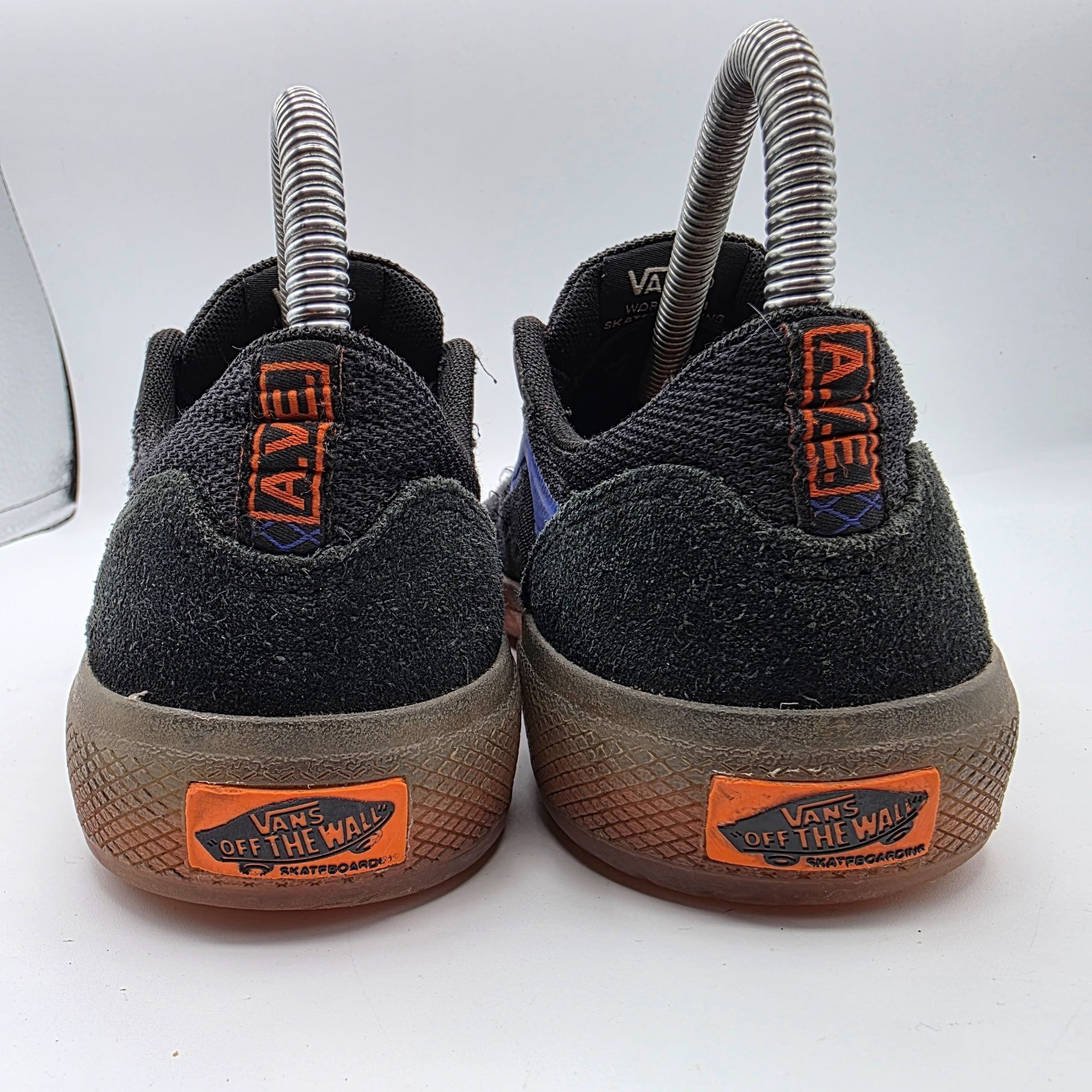 Vans Vans Ave Pro Mens Size 6 Black Orange Athletic Shoes Skatebo Size US 6 / EU 39 - 4 Thumbnail