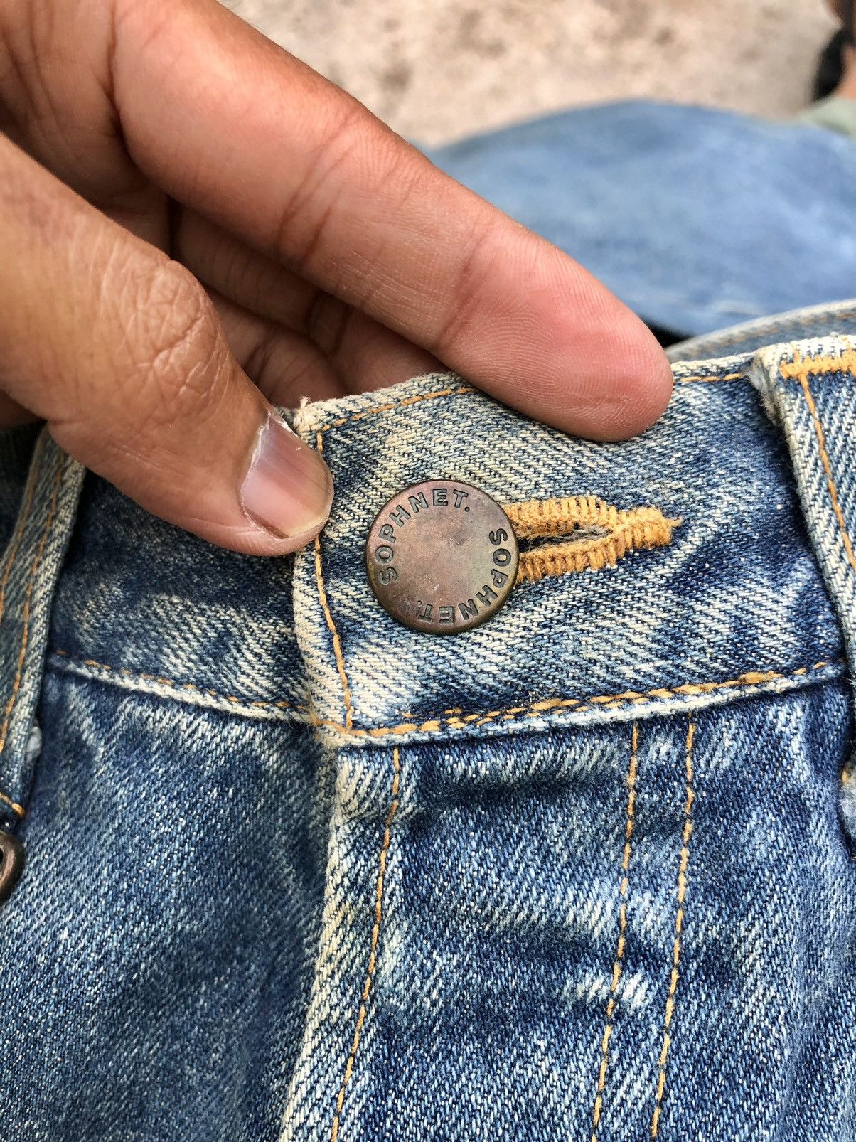 Sophnet. SOPHNET Distressed Denim Size US 33 - 6 Thumbnail