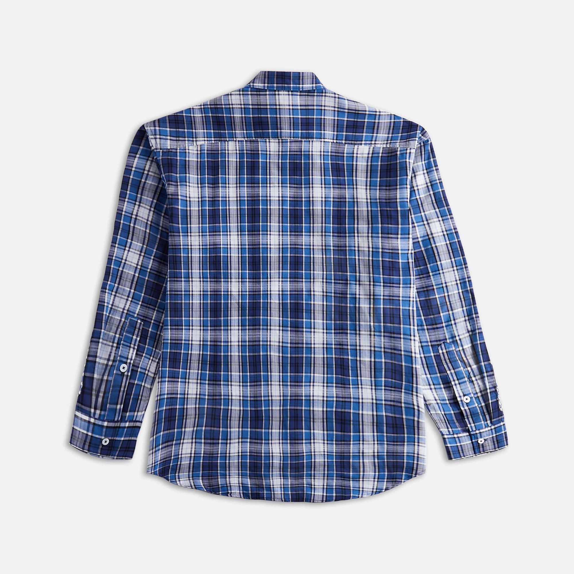 1017 ALYX 9SM M (48) 017 Alyx 9SM Stud Embellished Plaid Shirt Blue Size US M / EU 48-50 / 2 - 2 Thumbnail