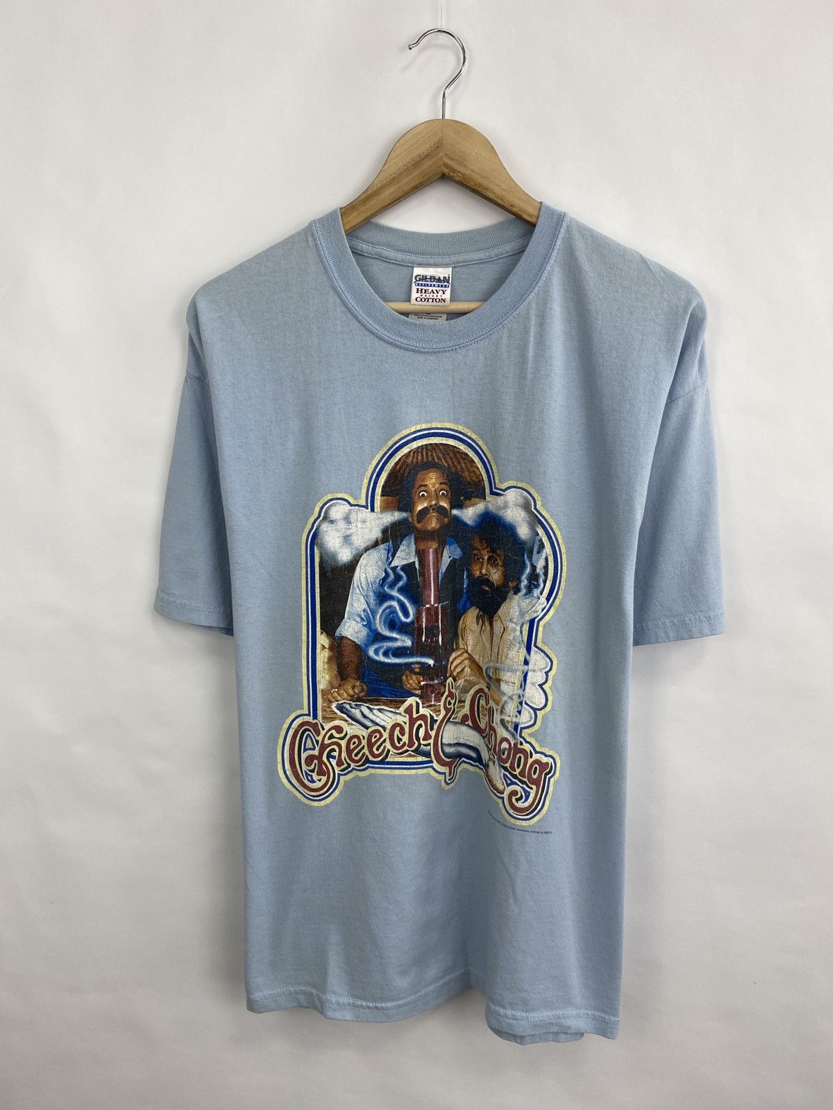 Gildan Vintage 2006 Chechen and Chong Movie Marijuana t-shire Y2K Size US XL / EU 56 / 4 - 3 Thumbnail