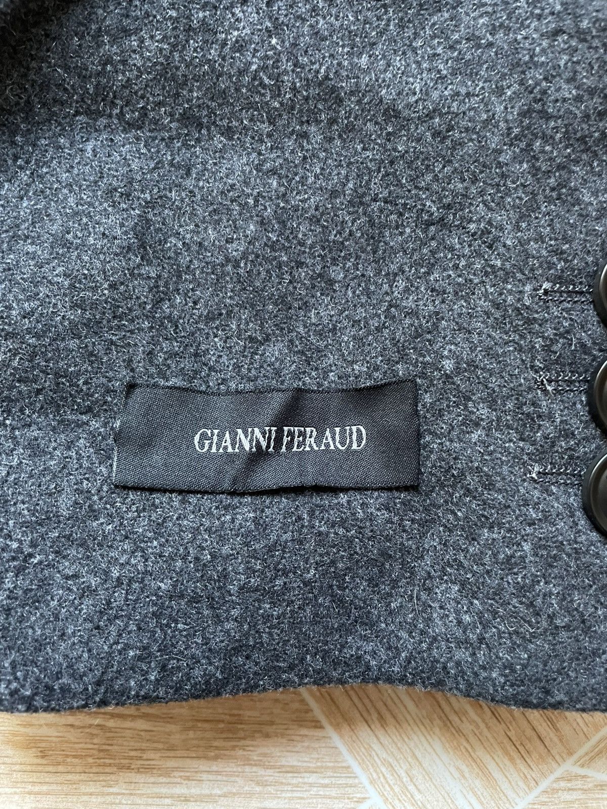 Gianni Feraud Luxury Italy Designer Gianni Feraud Wool Coat Jacket XXL Size US XXL / EU 58 / 5 - 6 Thumbnail