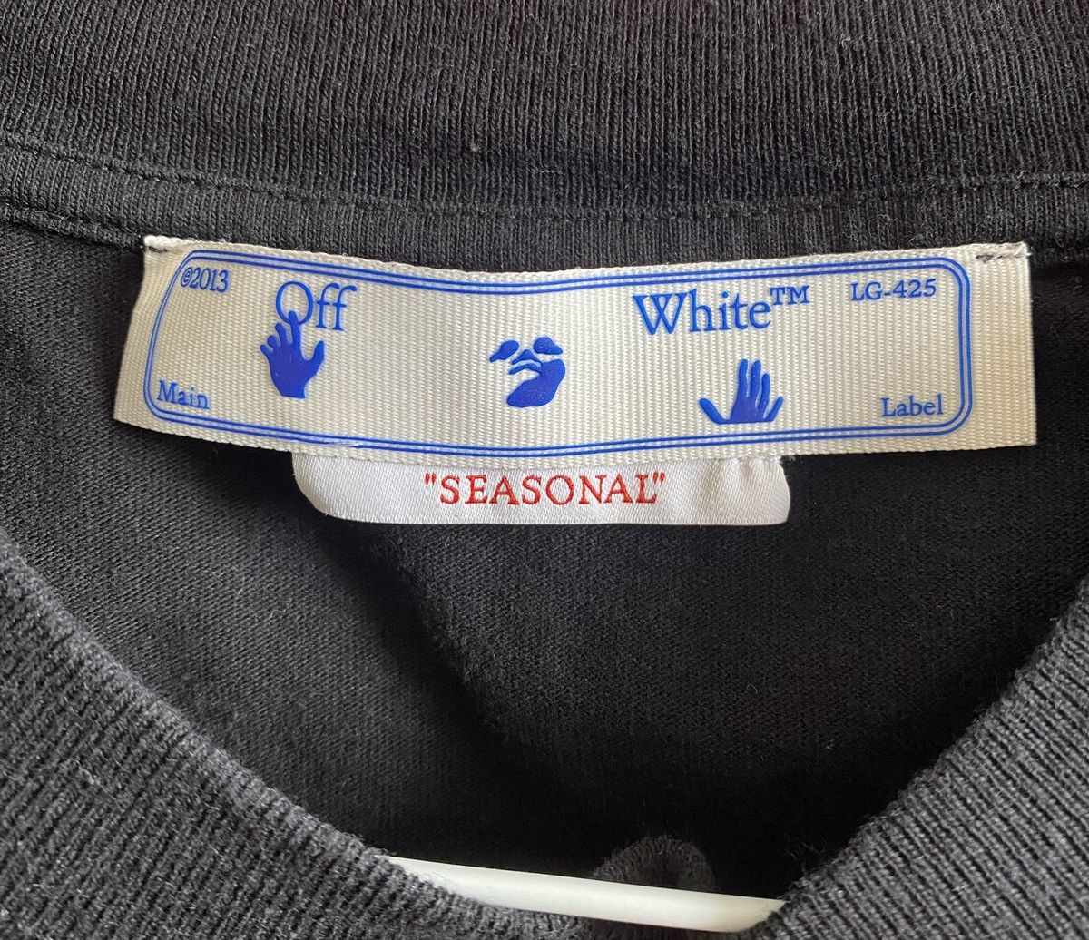 Off-White Off-White Thunder T Shirt Size Medium Size US M / EU 48-50 / 2 - 6 Thumbnail