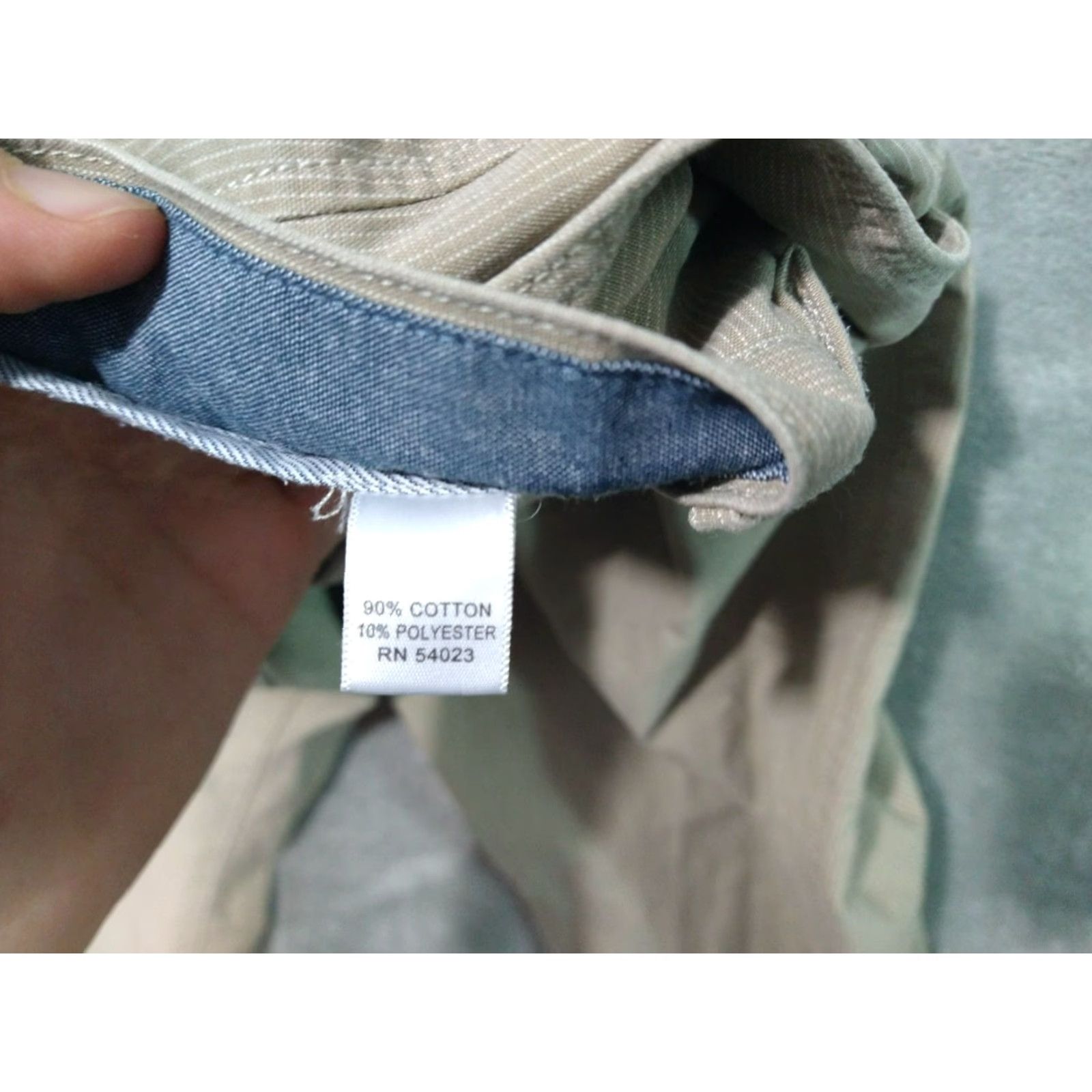 Banana Republic Banana Republic Pants Mens 34x26 Beige Chino Straight Fit Flat Front Mid Rise Casual Workwear City Preppy Mens Size US 34 / EU 50 - 7 Thumbnail