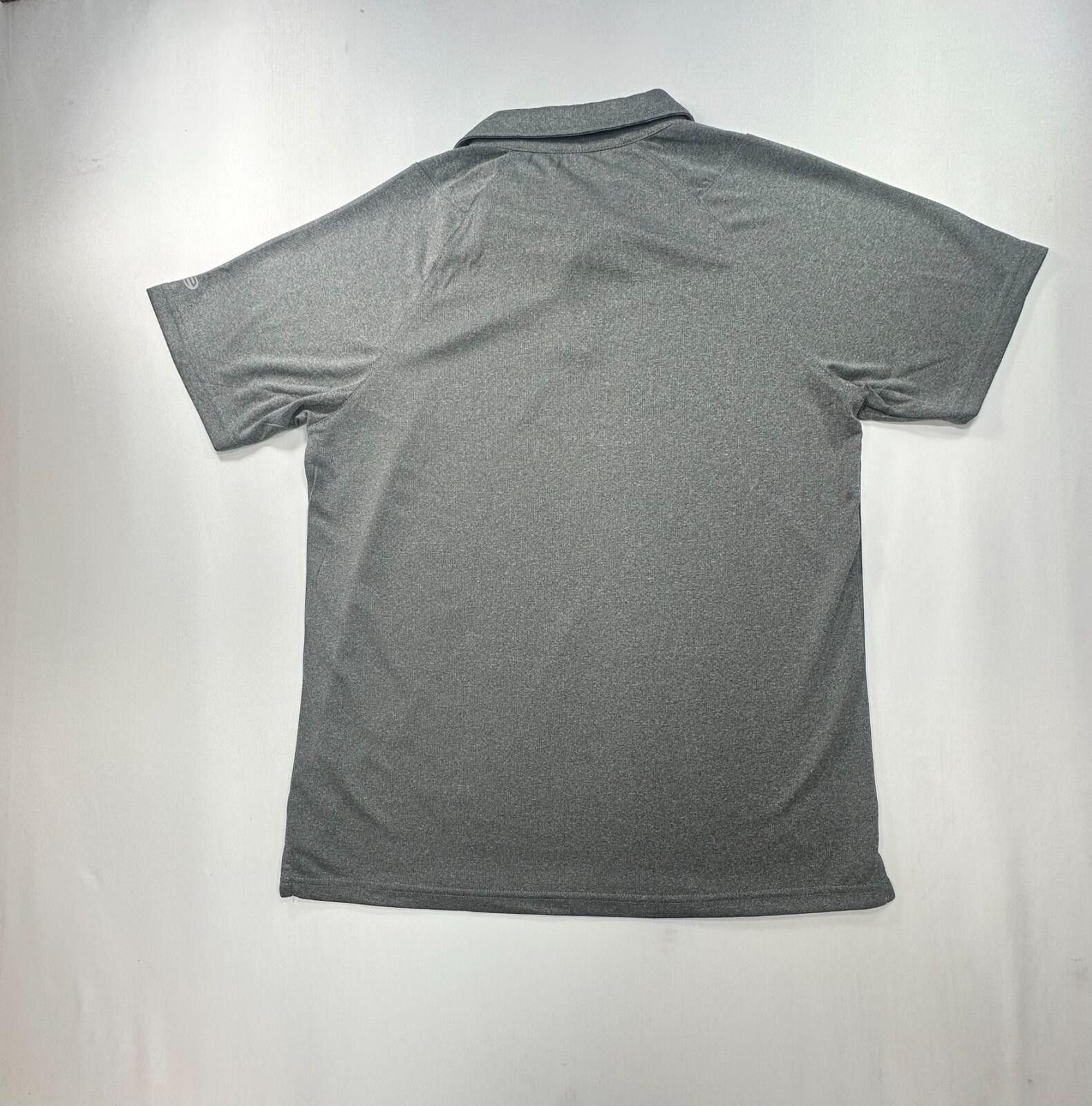 Etonic Etonic 1/4 Button Fit Dri UV Protect Polo Shirt Gray Mens M Size US M / EU 48-50 / 2 - 2 Thumbnail