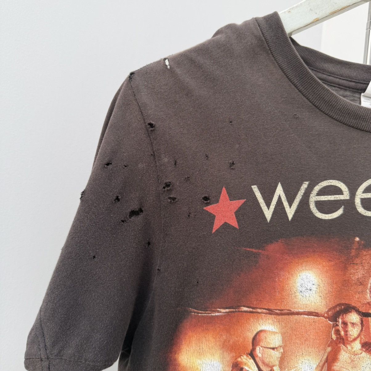 Band Tees Weeze tour 2009 - trashed distressed faded Size US S / EU 44-46 / 1 - 4 Thumbnail