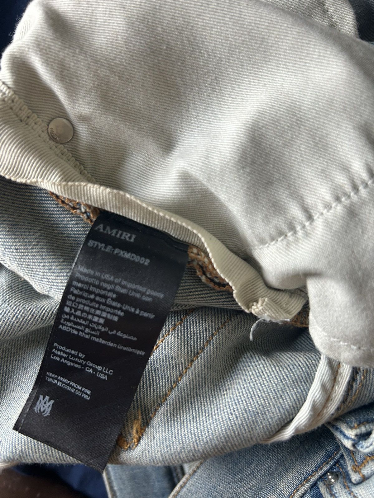 Amiri AMIRI STACKED DENIM ANTIQUE INDIGO Size US 32 / EU 48 - 5 Thumbnail