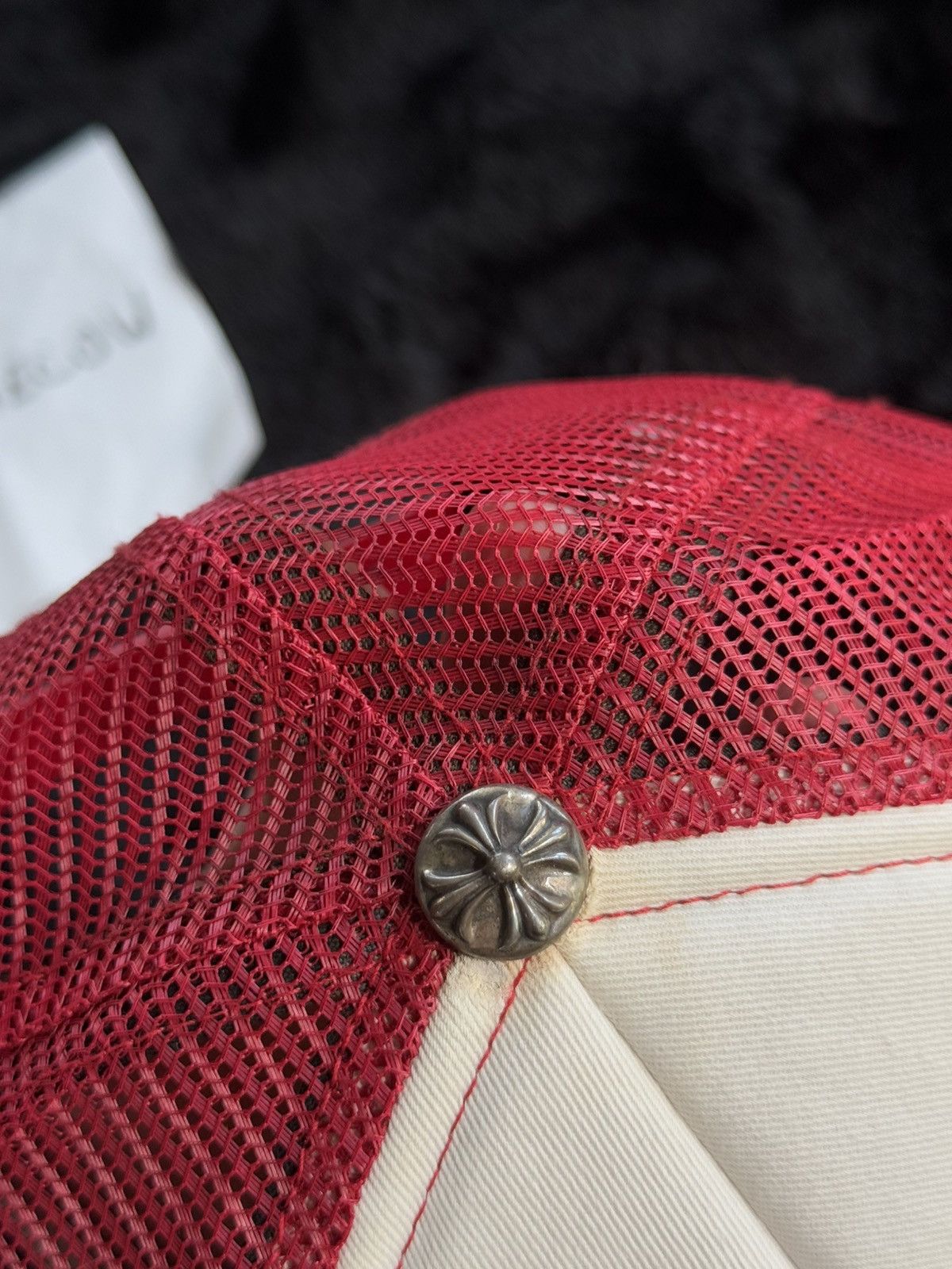 Chrome Hearts Chrome Hearts Red Trucker Size ONE SIZE - 4 Thumbnail