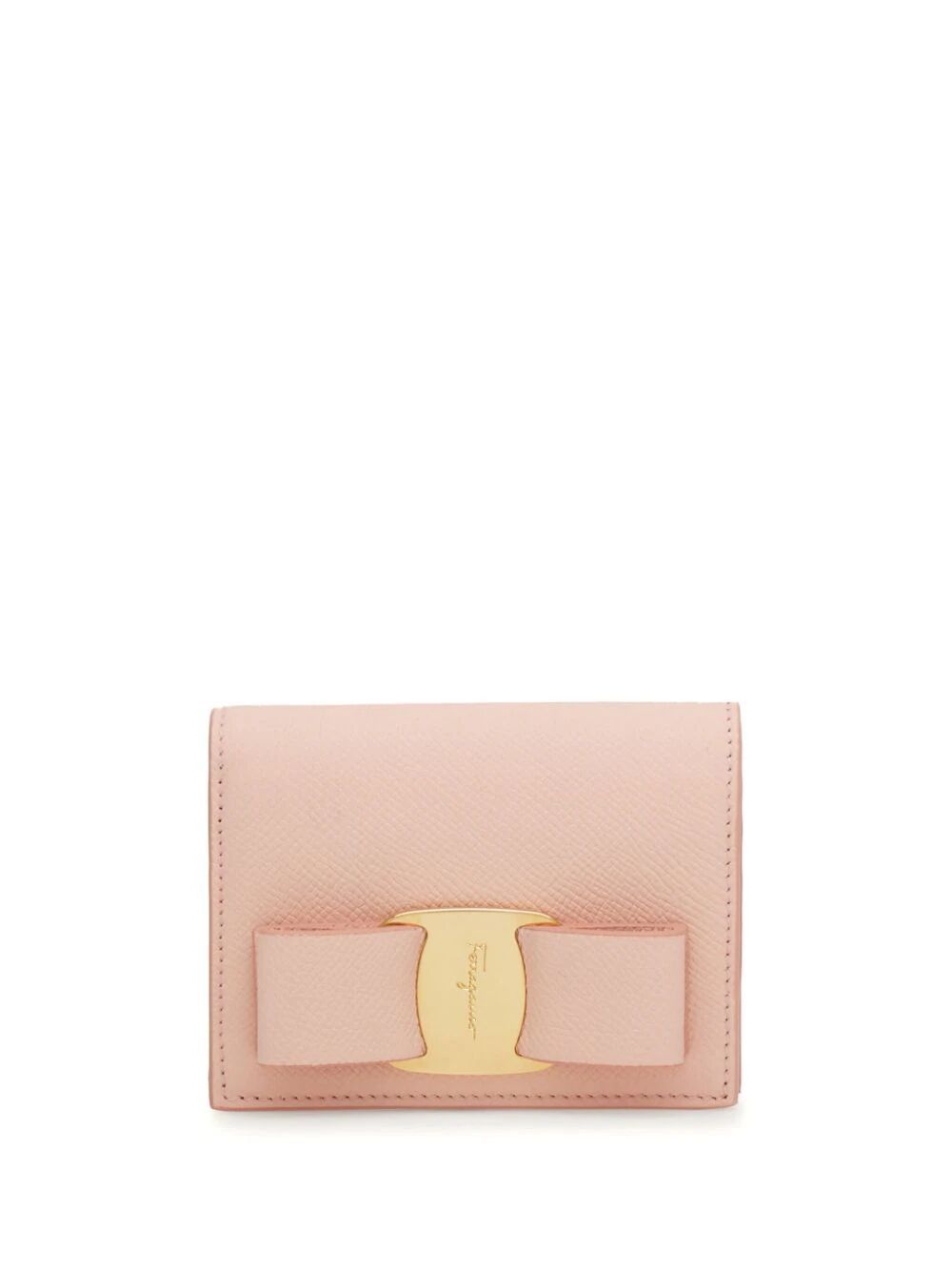 image of Salvatore Ferragamo Ferragamo Vara Bow Wallet in Pink, Women's