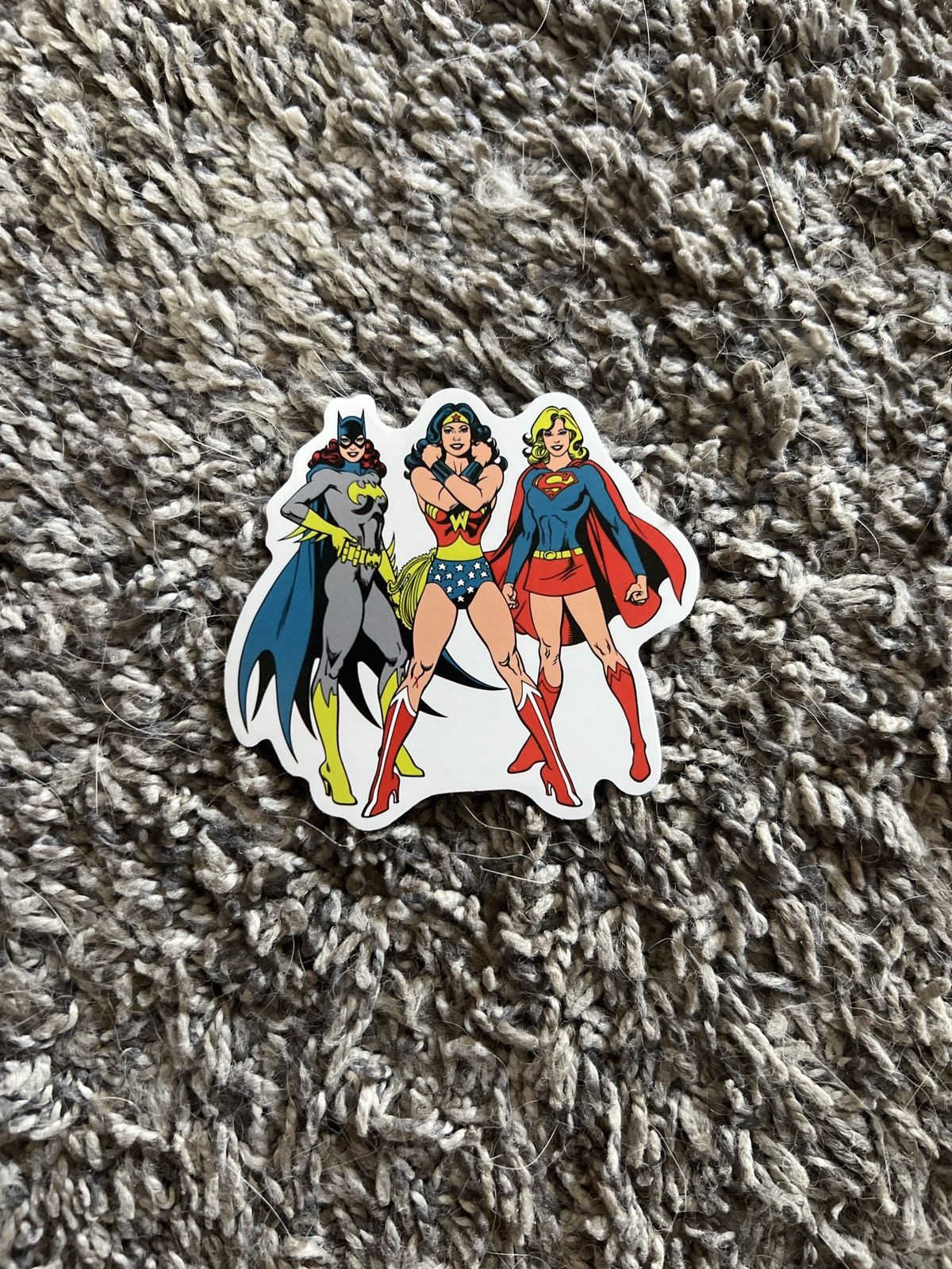 DC Comics Wonder Woman, Batgirl & Supergirl Sticker Size ONE SIZE - 1 Thumbnail