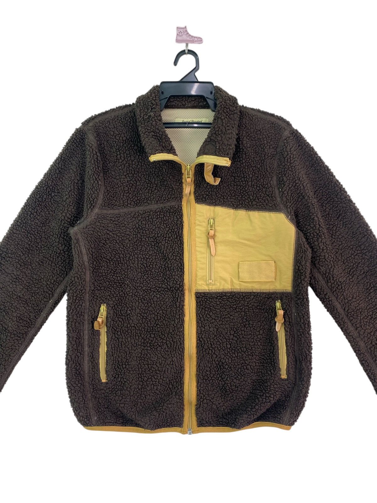 Japanese Brand Rare Journal Standard sherpa fleece retro-x jacket Size US L / EU 52-54 / 3 - 2 Thumbnail