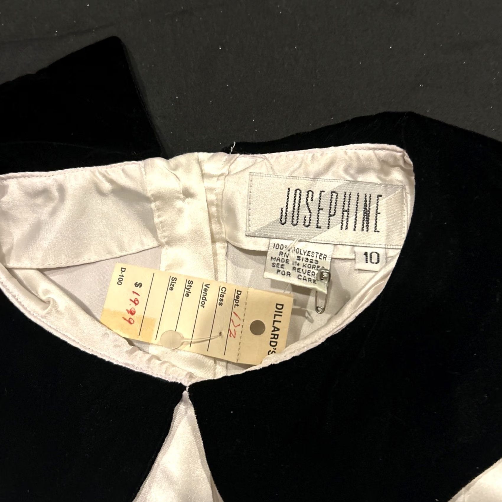 Joseph Josephine Blouse Womens 10 Ivory women satin long sleeve polyester size NWT B32 Size L / US 10 / IT 46 - 3 Thumbnail