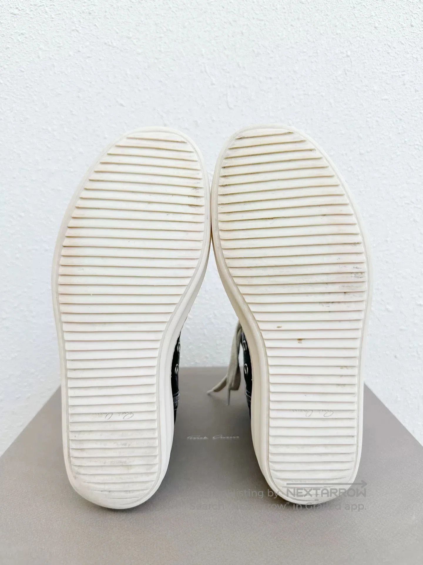 Rick Owens Rick Owens High-Top Leather Black White. Size US 7 / EU 40 - 9 Thumbnail