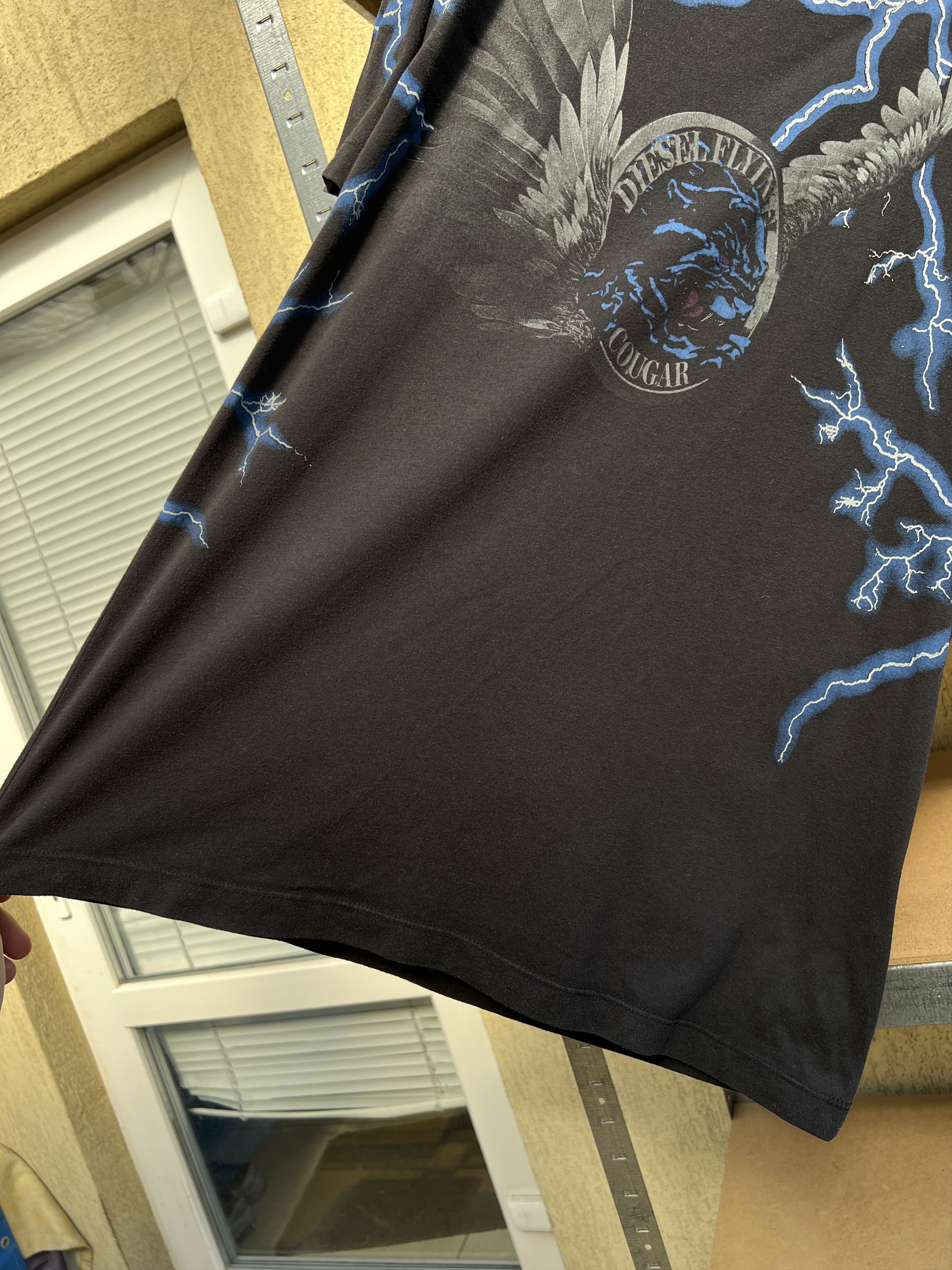 Diesel Diesel Flying Cougar Lightning Vintage Y2K Tee Size US M / EU 48-50 / 2 - 13 Thumbnail