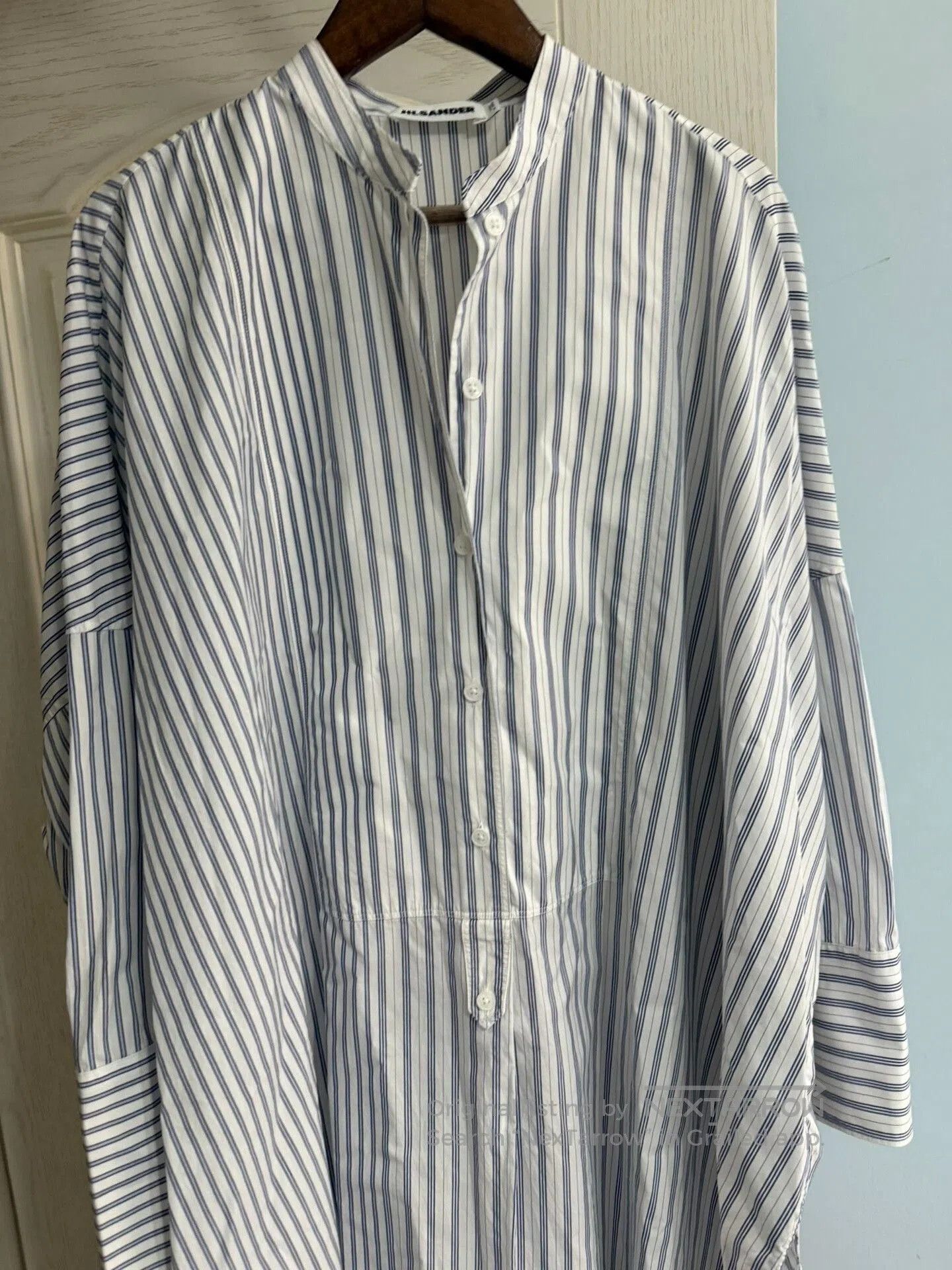 Jil Sander Jil Sander Long Striped Shirt Dress. Size S / US 4 / IT 40 - 2 Thumbnail