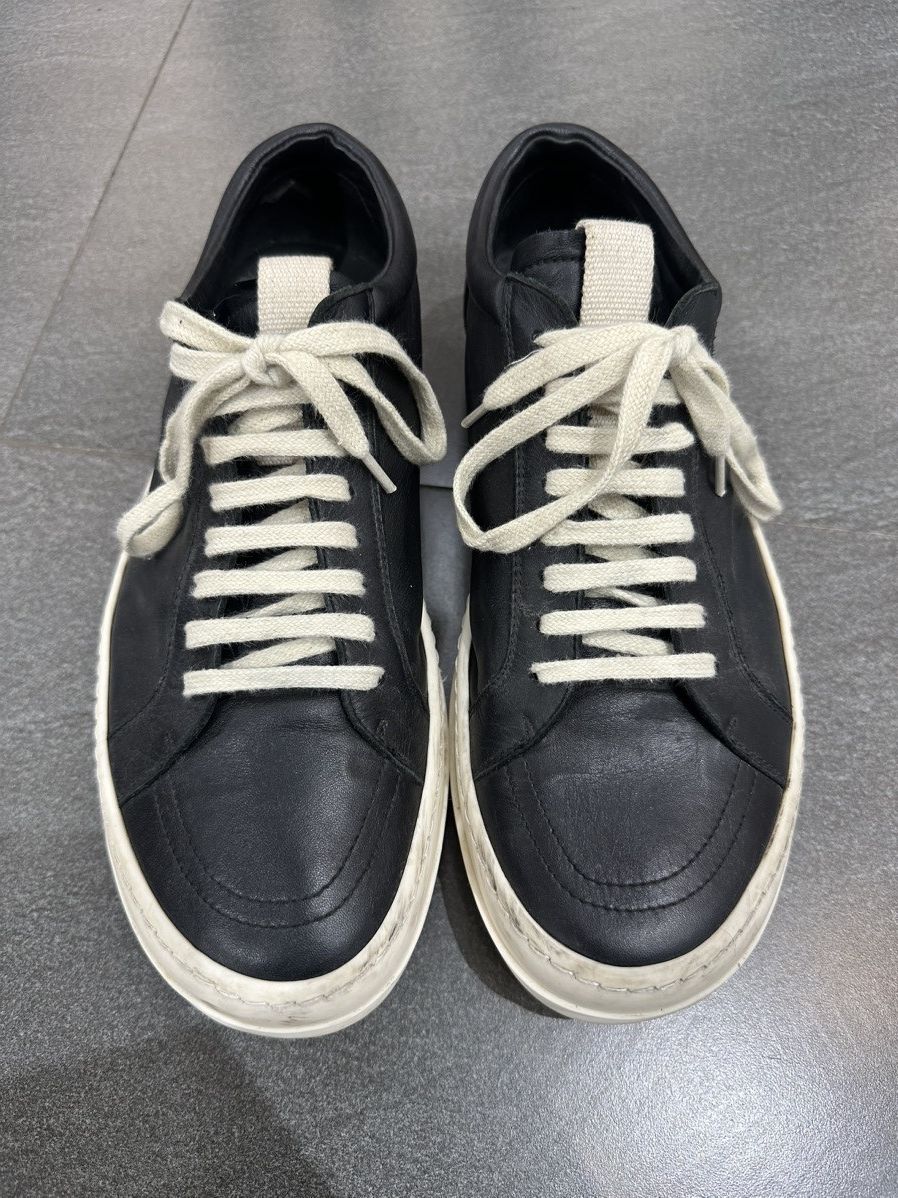 Rick Owens Rick Owens Black Vintage Low Sneakers Size US 7.5 / EU 40-41 - 1 Thumbnail