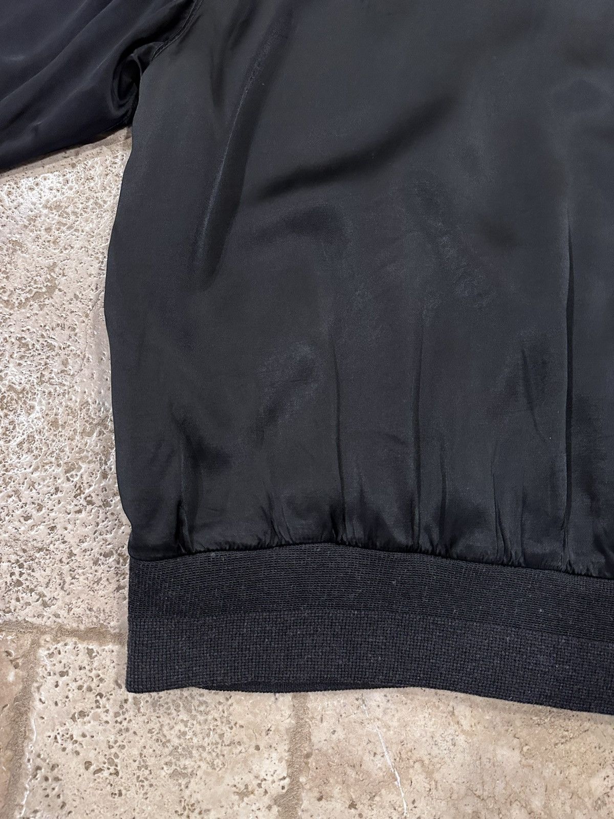 Japanese Brand Visvim Douglas Jkt SS21 Satin Black Zip Souvenir Jacket Size US XL / EU 56 / 4 - 12 Thumbnail