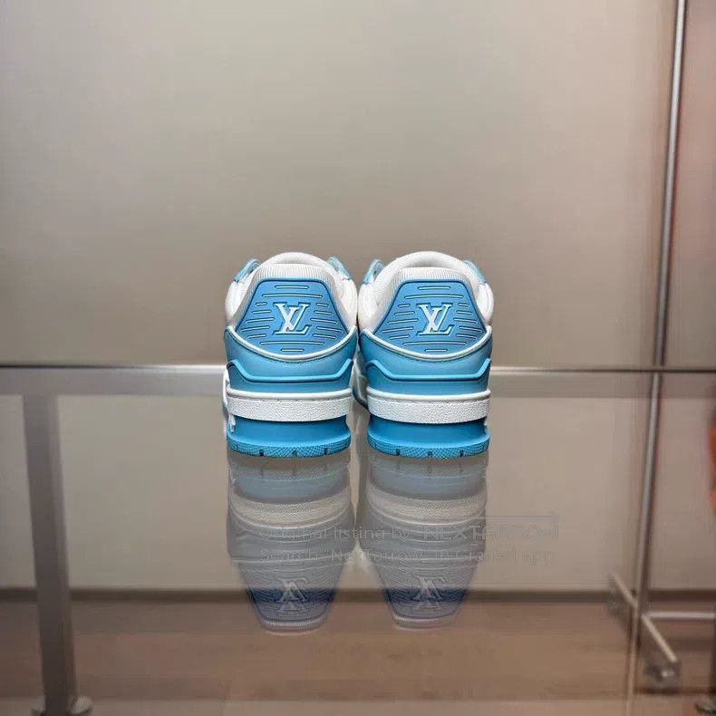 Louis Vuitton Louis Vuitton Trainer New Sky Blue shoes Size US 5.5 / IT 35.5 - 4 Thumbnail
