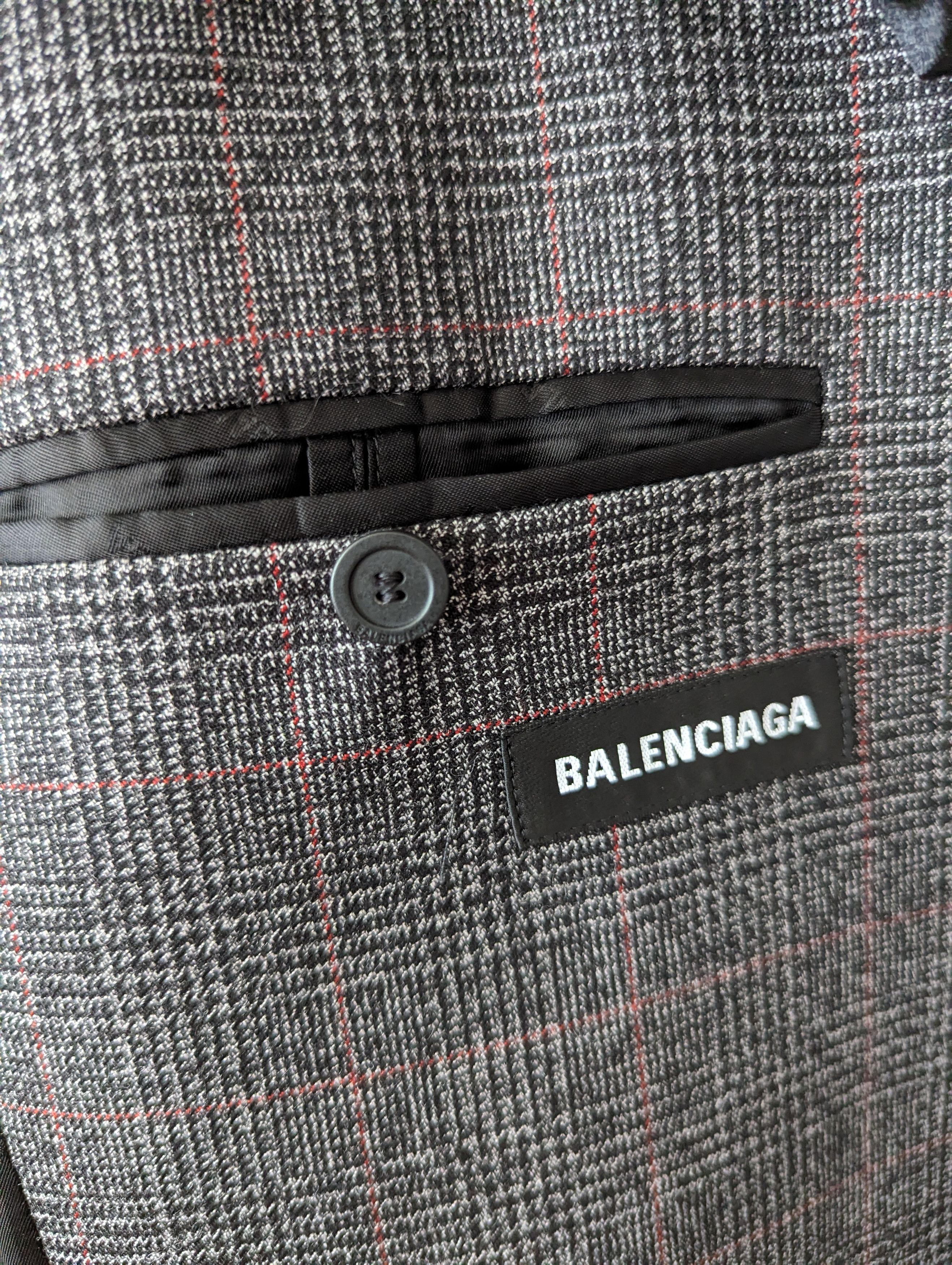 Balenciaga SU20 Rod Shoulder Blazer Size 34S - 5 Thumbnail