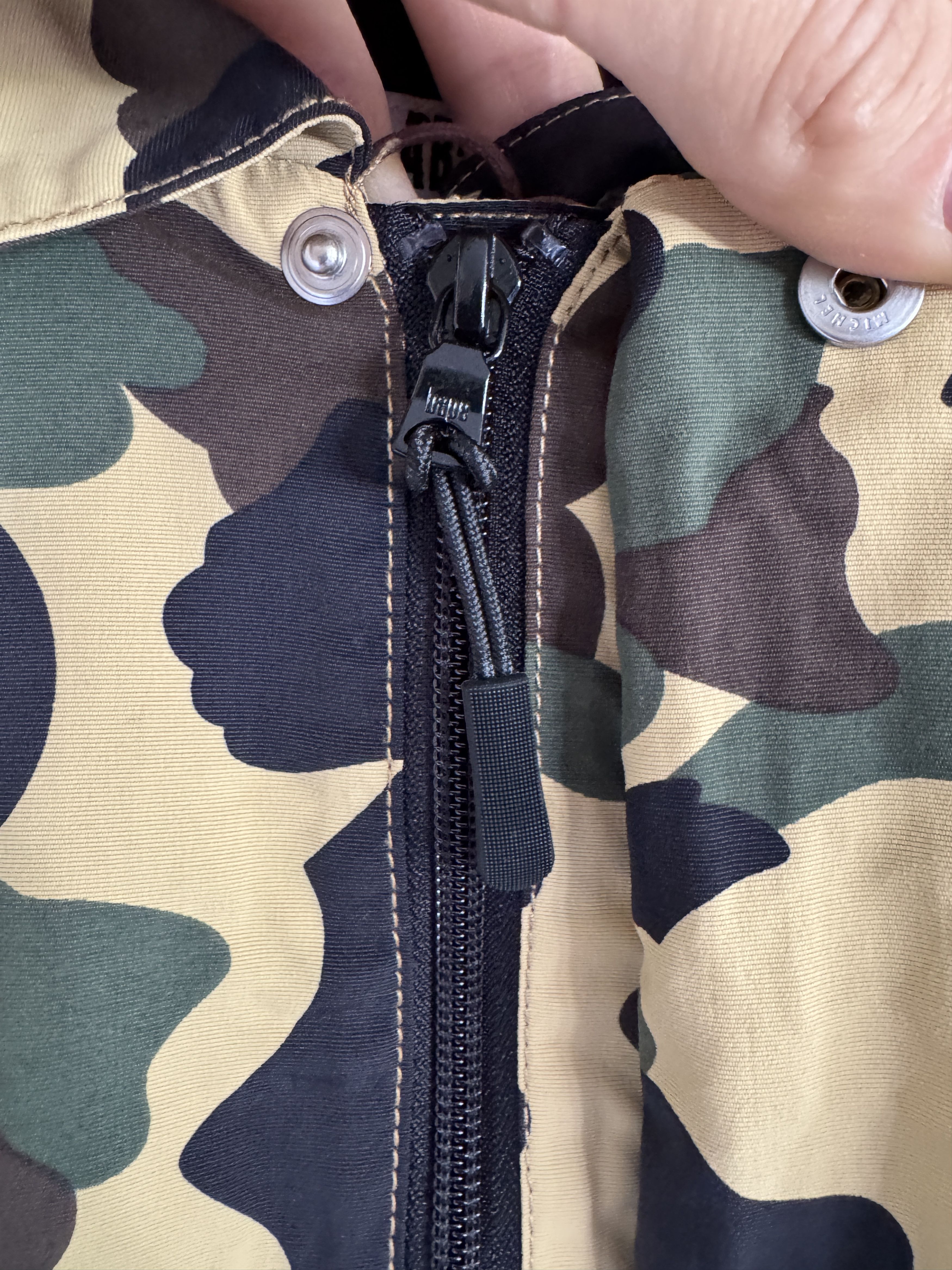 Bape 1st Camo Hooded Coat – Yellow Camo Size US M / EU 48-50 / 2 - 13 Thumbnail