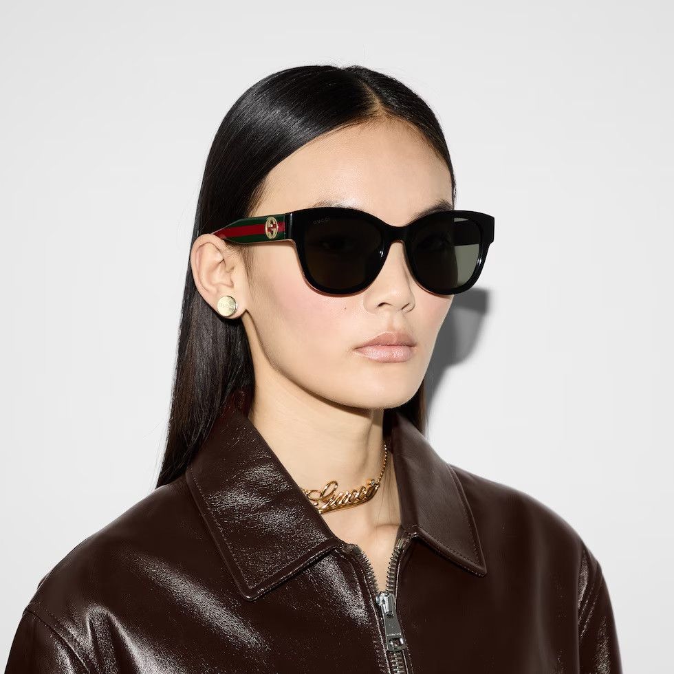 Gucci Gucci Women Sunglasses Butterfly GG1866SK 001 NEW AUTHENTIC Size ONE SIZE - 9 Thumbnail