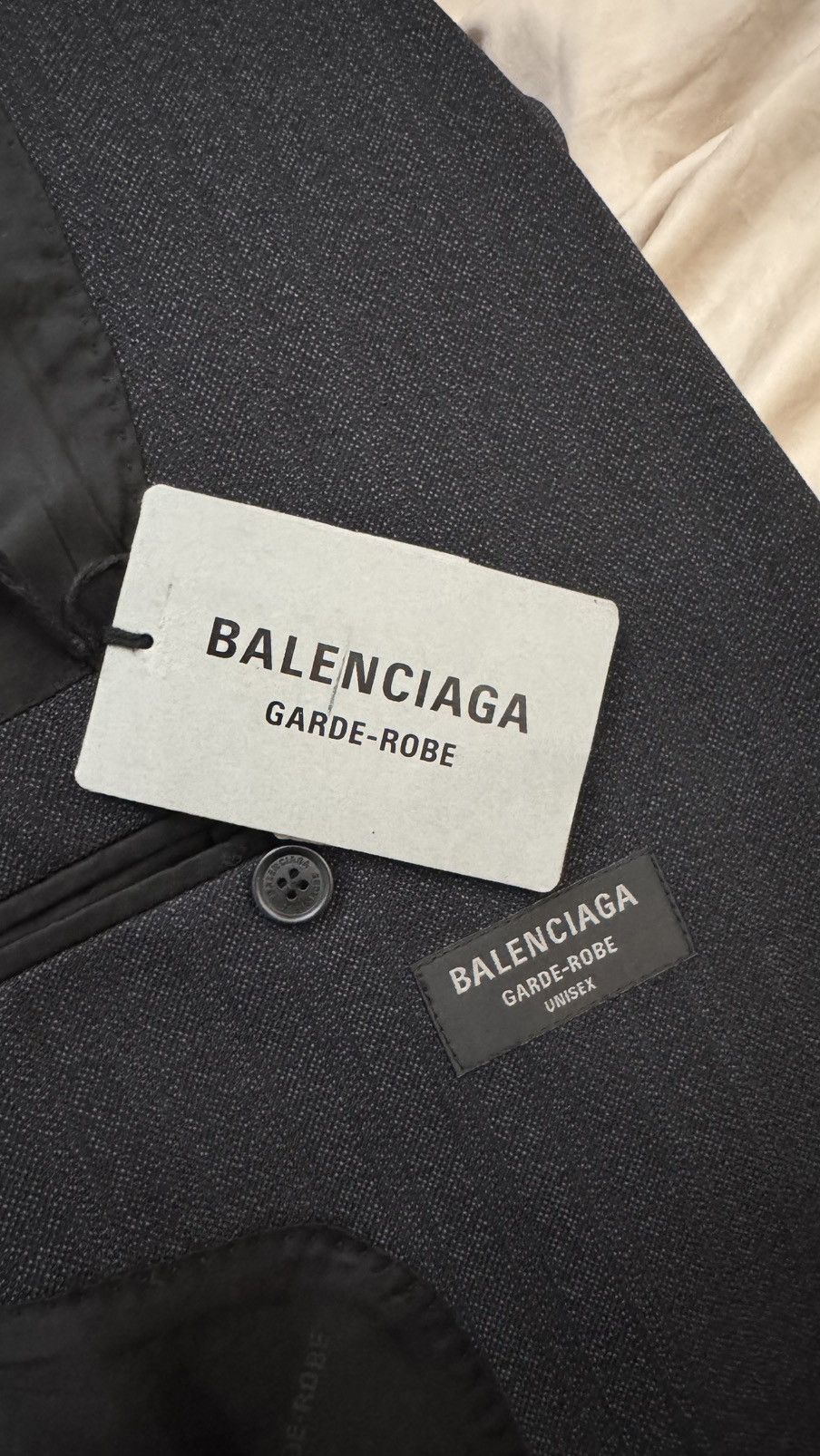 Balenciaga Balenciaga Garde Robe Wool Blazer Size 44S - 9 Thumbnail