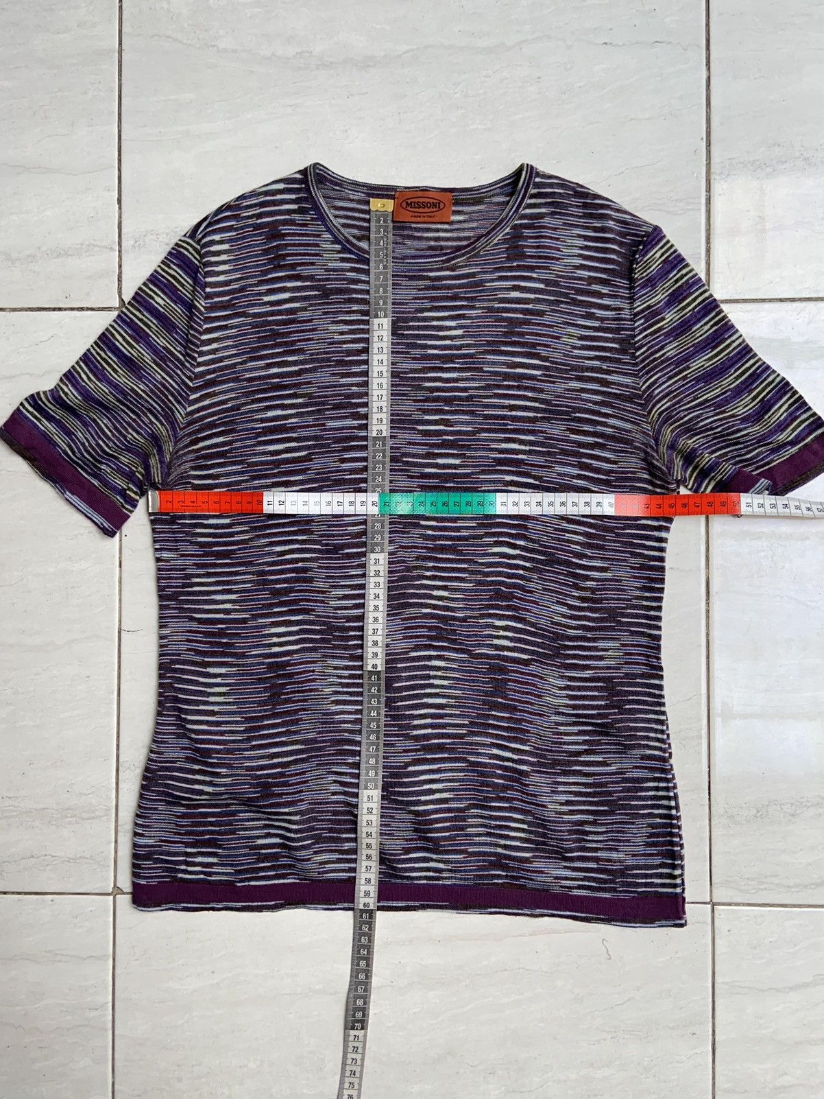Missoni MISSONI Striped T-shirt Size US XS / EU 42 / 0 - 7 Thumbnail