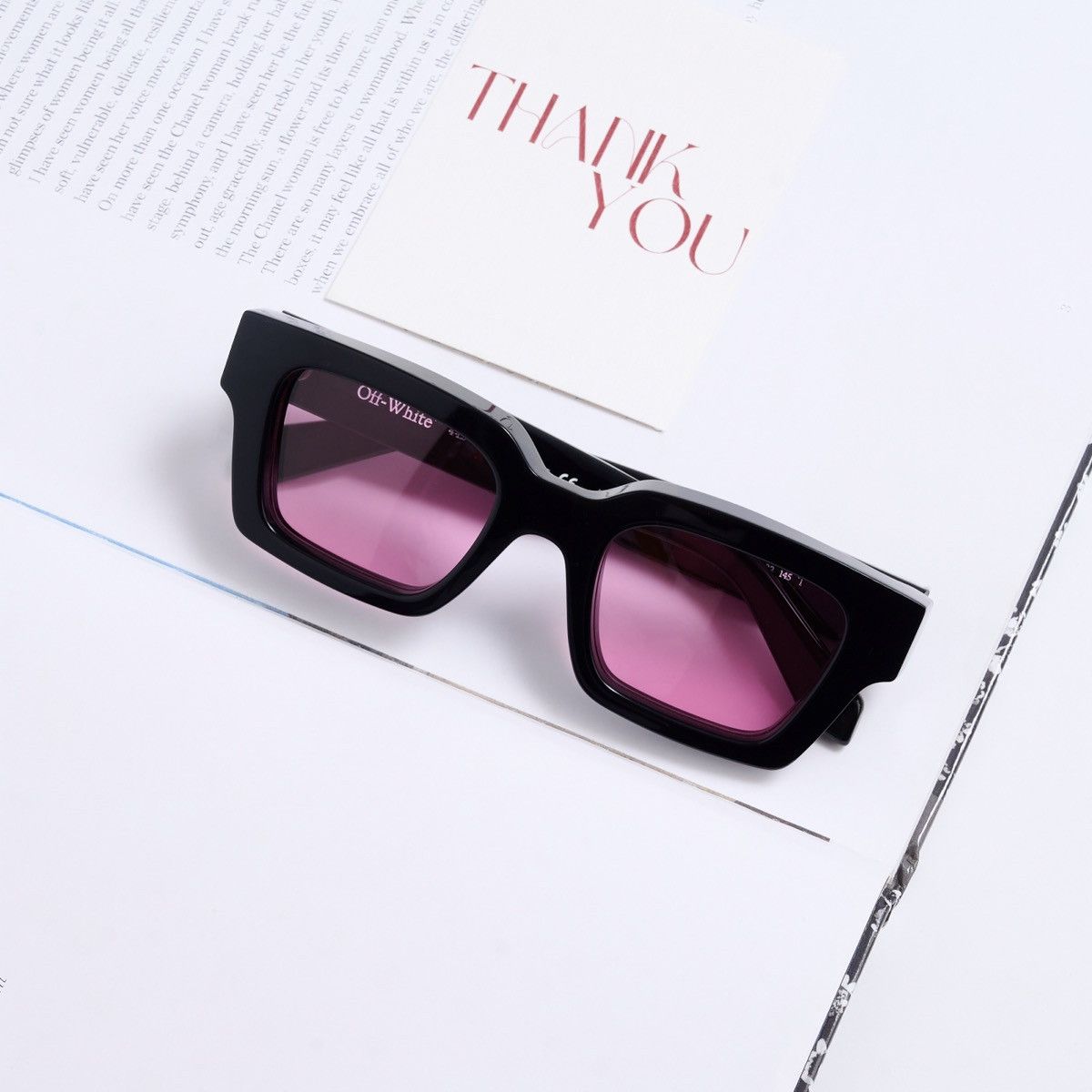 Off-White OFF WHITE VIRGIL BLACK SUNGLASSES Size ONE SIZE - 5 Thumbnail