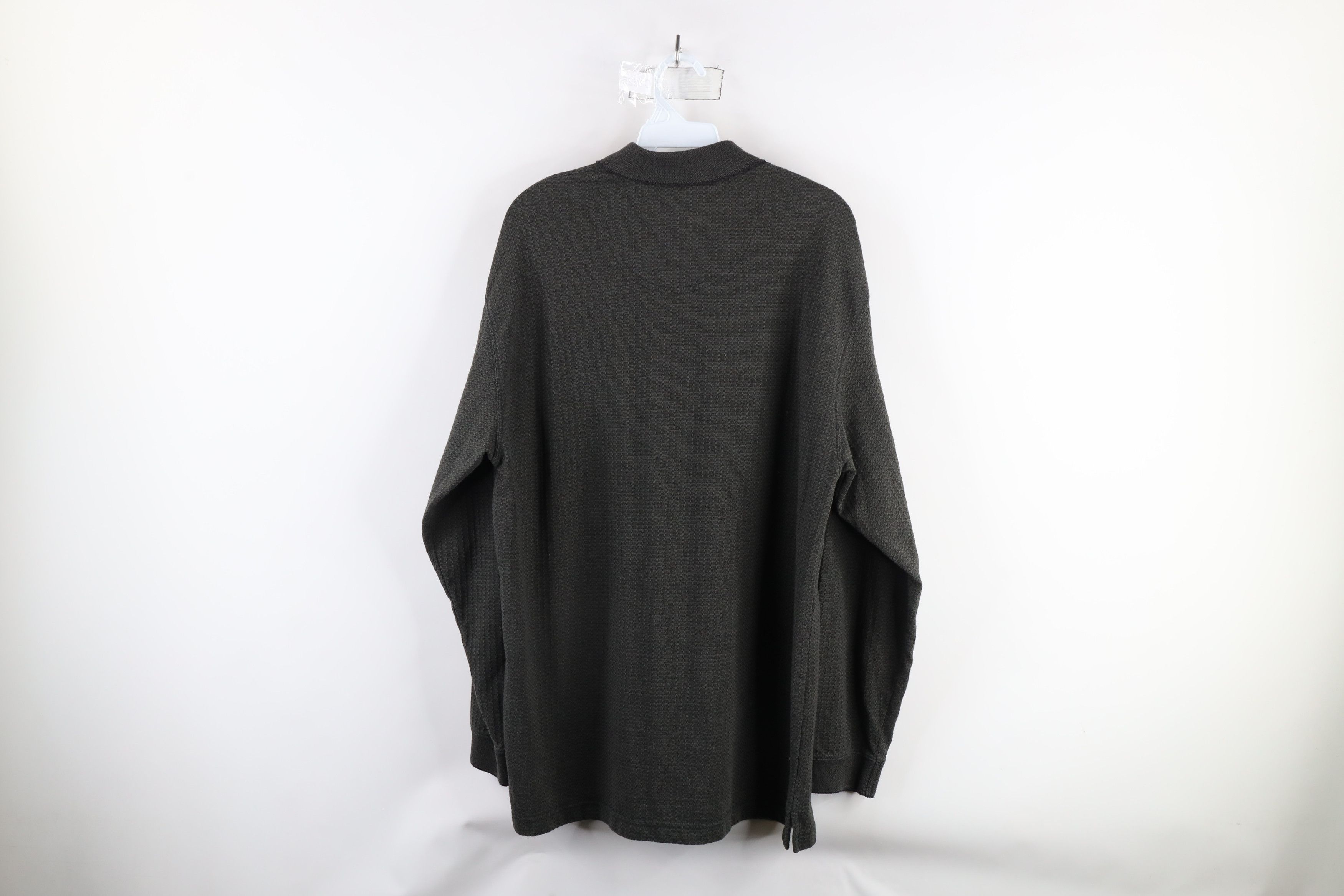 Vintage Vintage 90s Streetwear Striped Long Sleeve Rugby Polo Shirt Size US L / EU 52-54 / 3 - 6 Thumbnail
