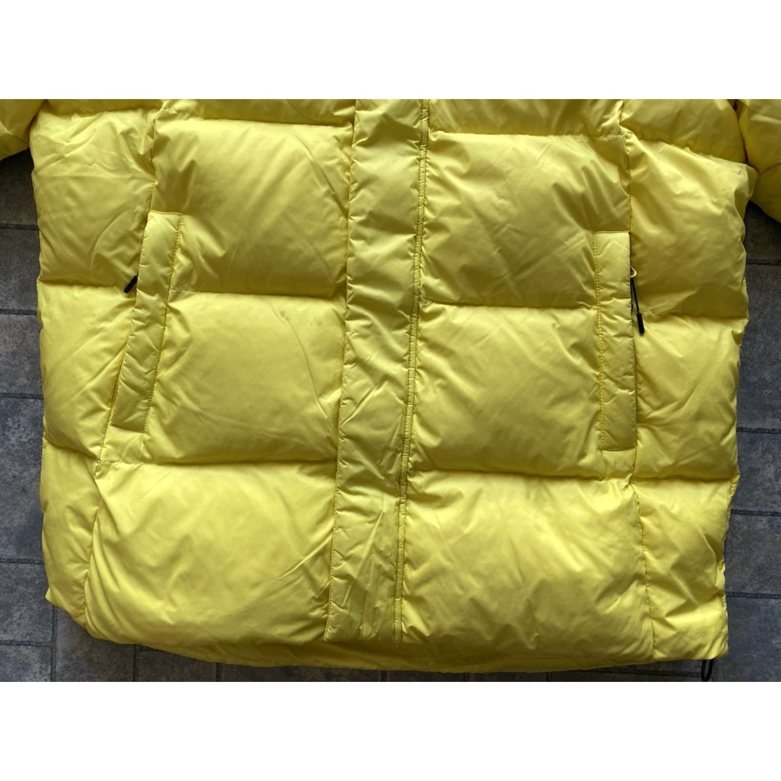 Vintage VINTAGE Icewear Duck Down Puffer Jacket Coat Men’s L Yellow Black Flaws Wear Pockets Hooded Nylon Down Coat Mens Size US L / EU 52-54 / 3 - 3 Thumbnail