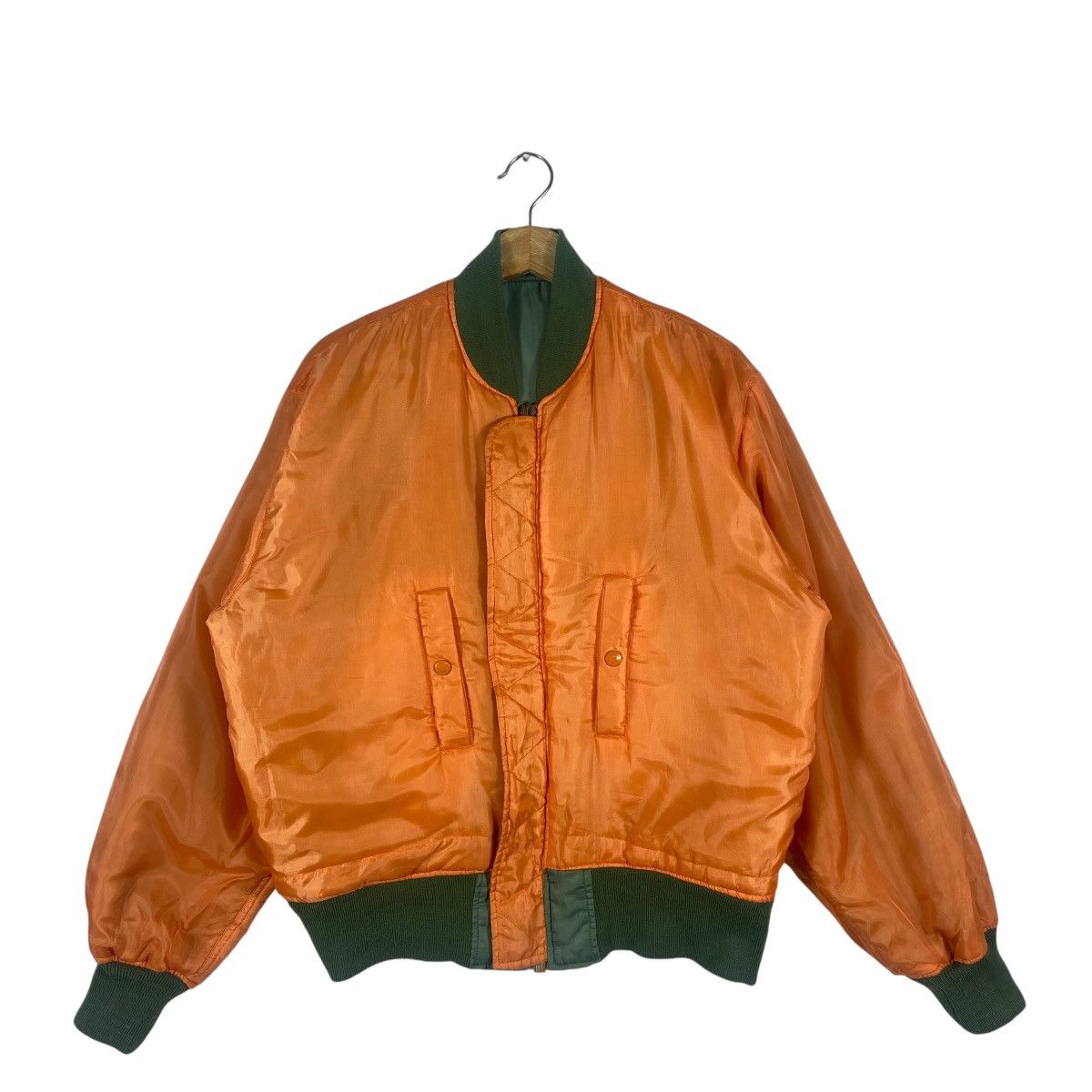 Japanese Brand Vintage 90s Flyers Mens Intermediate MA-1 Reversible Bomber Size US L / EU 52-54 / 3 - 12 Thumbnail