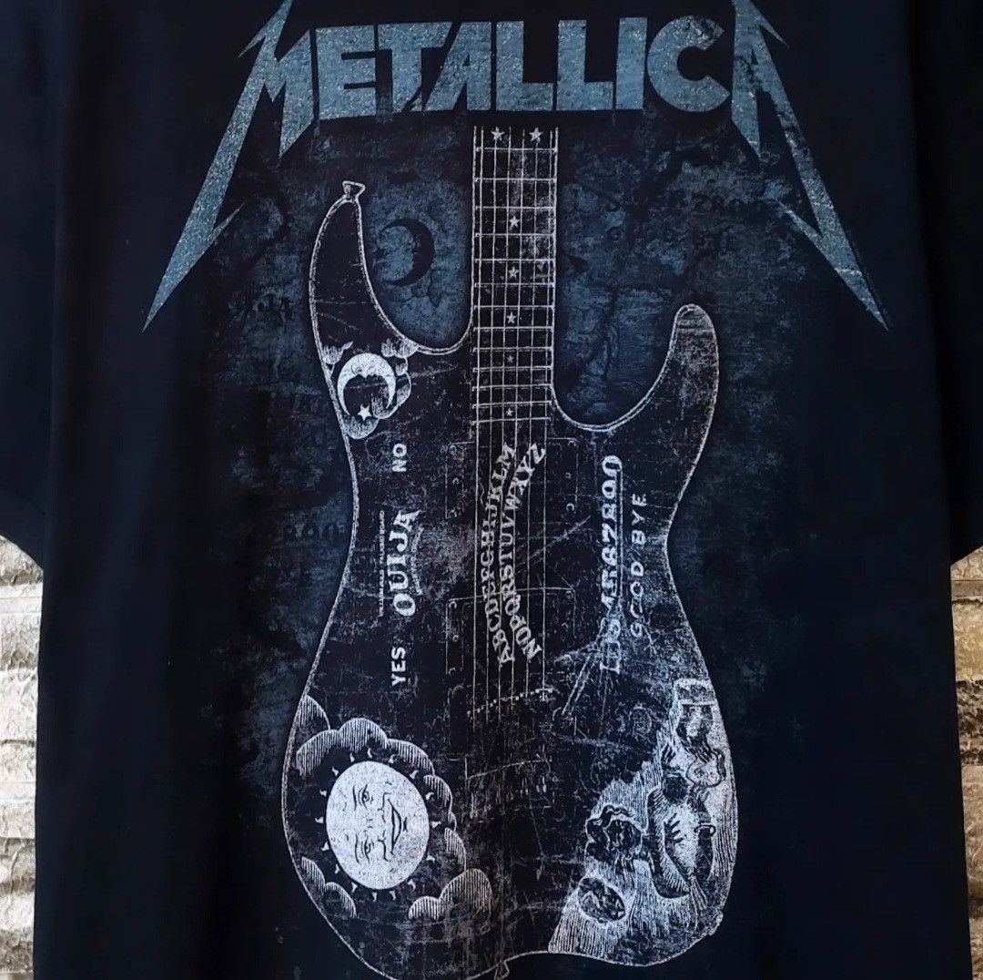 Band Tees Metallica Hammet Ouija Guitar Tshirt Size US XL / EU 56 / 4 - 4 Thumbnail