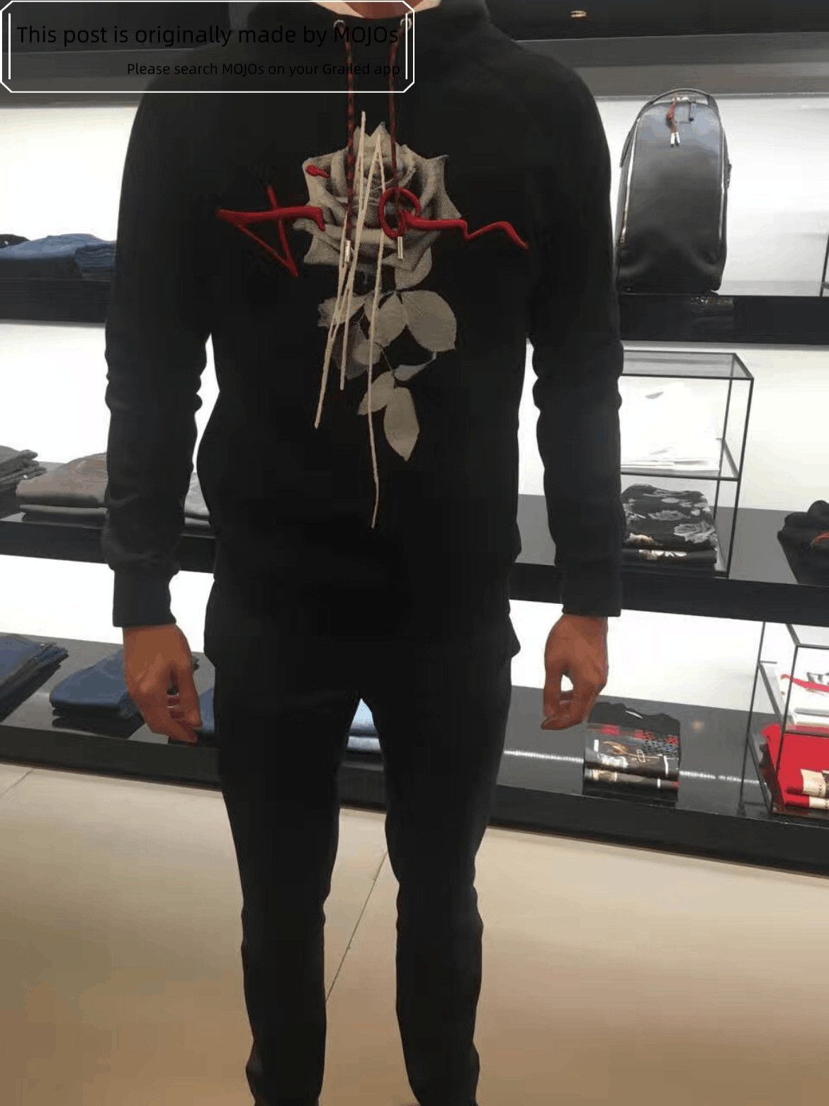 Dior Dior Homme Roses Pattern Logo Hoodie Size US S / EU 44-46 / 1 - 7 Thumbnail