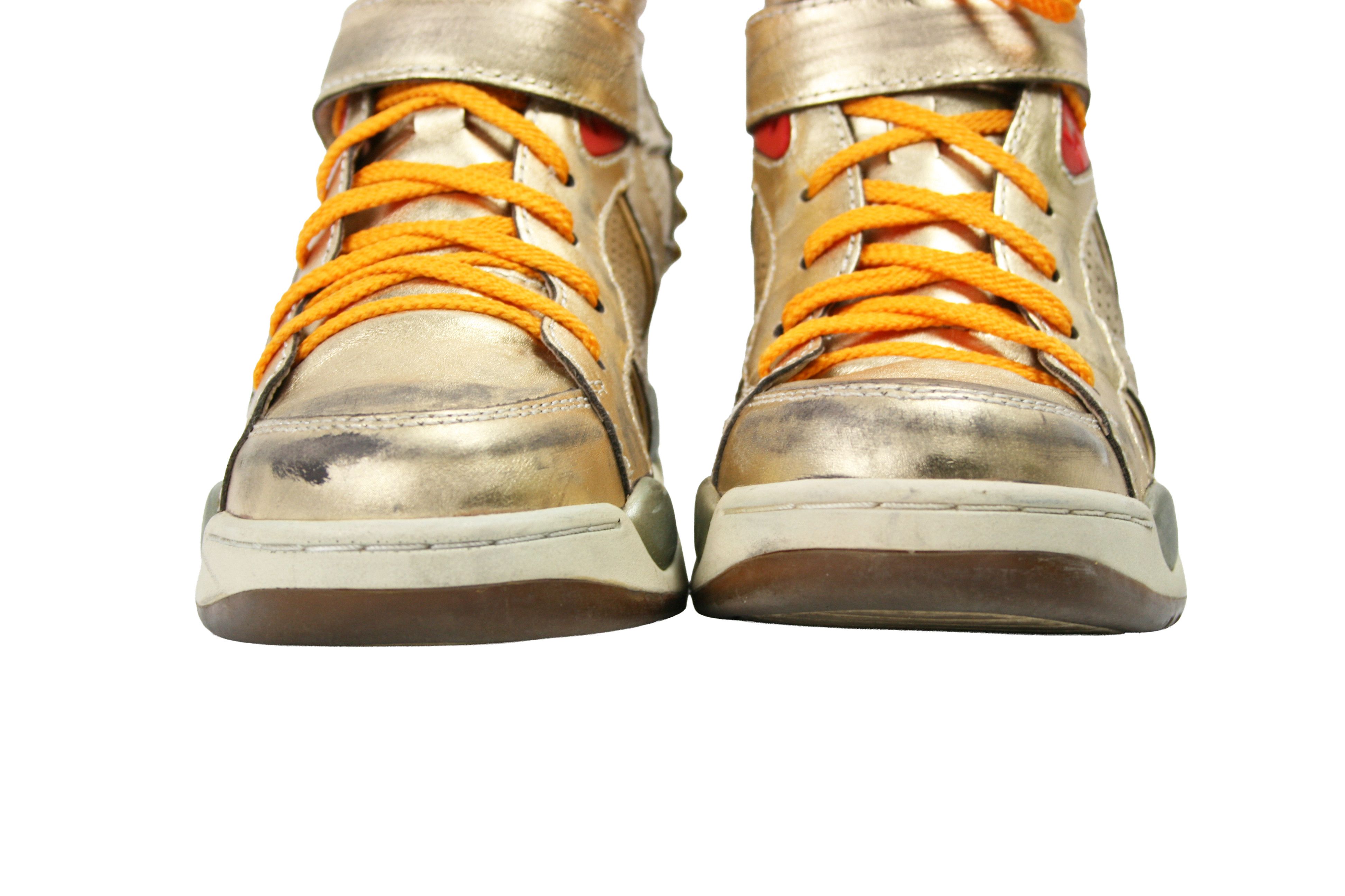 ASH Y2K Vogue Wedge Studded Leather Sneaker Size US 8 / IT 38 - 4 Thumbnail