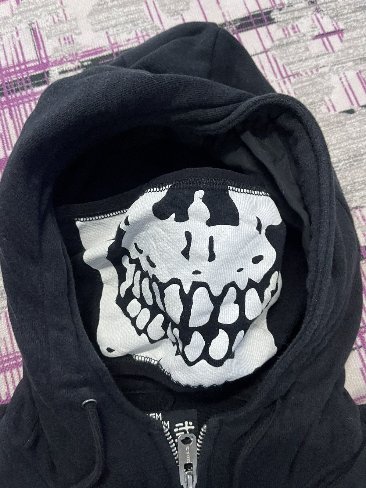 PPFM VINTAGE 2009 PPFM SKULL MASK NINJA HOODIE VERY RARE Size US M / EU 48-50 / 2 - 3 Thumbnail
