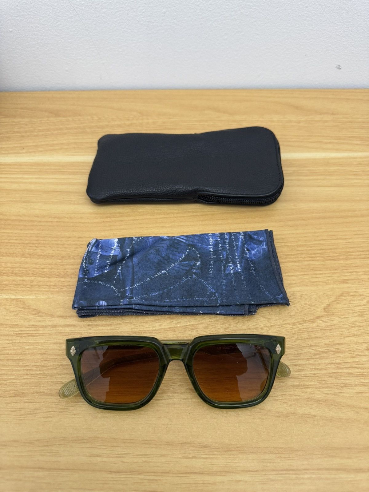 Chrome Hearts Chrome Hearts Ambidixtrous Green 18k Gold Glasses Size ONE SIZE - 5 Thumbnail