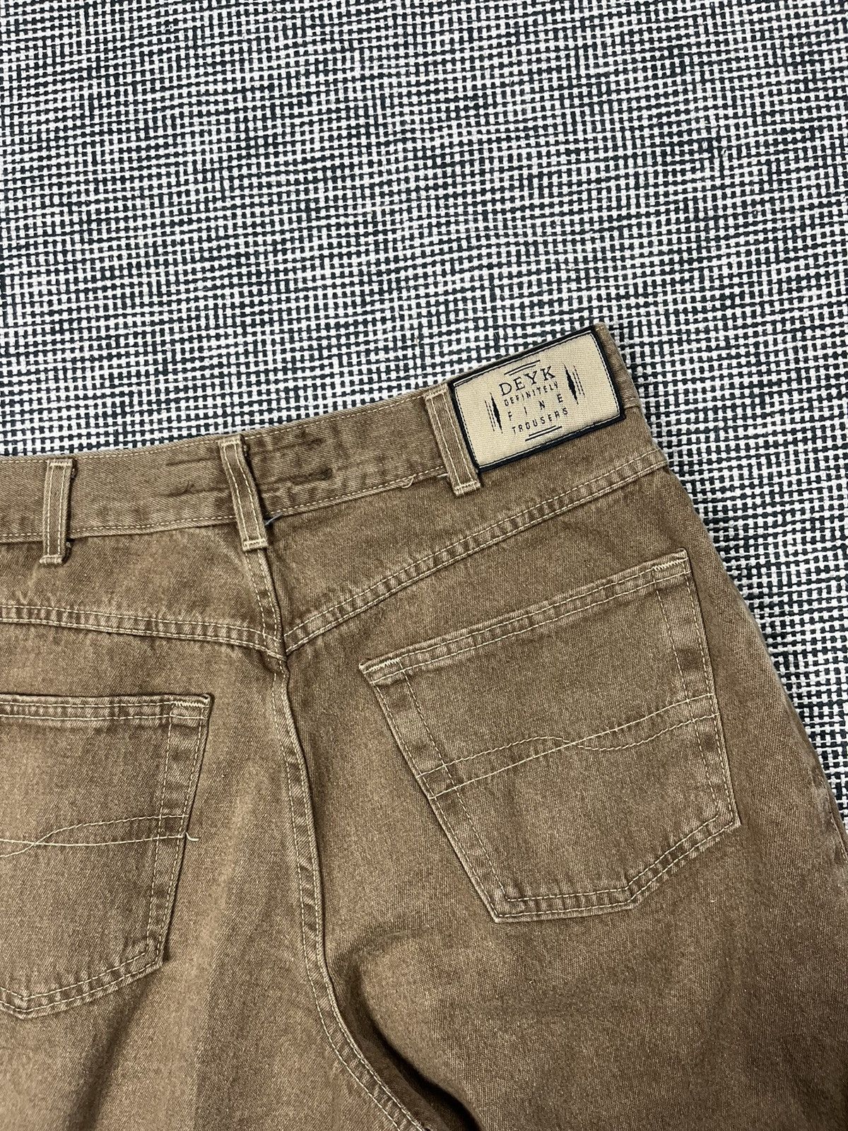 Vintage 80s vintage baggy light brown jeans west Germany skate Size US 32 / EU 48 - 3 Thumbnail