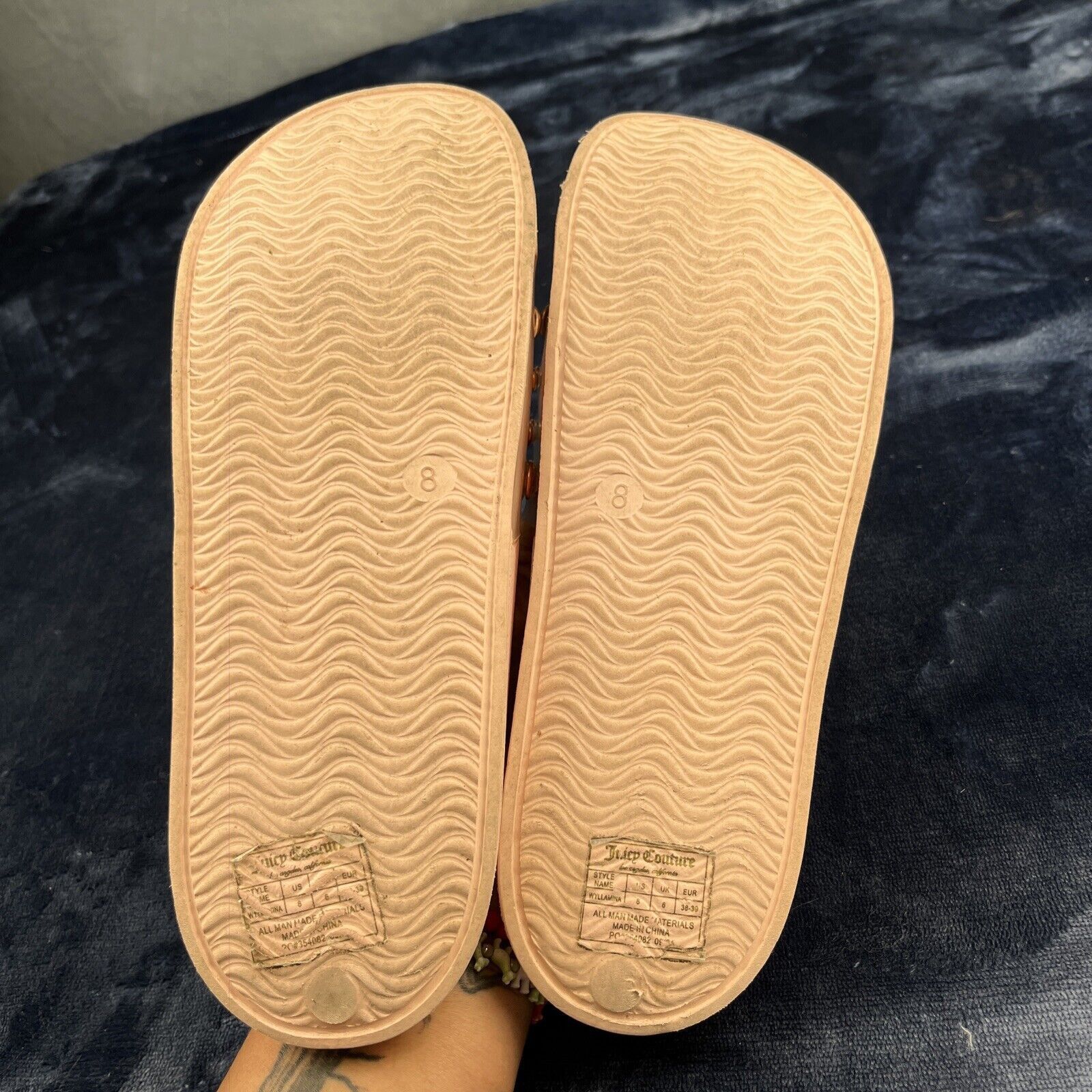 Juicy Couture Vintage Y2K Juicy Couture Slides Womens Sz 8 Sandals Pink Size US 8 / IT 38 - 7 Thumbnail