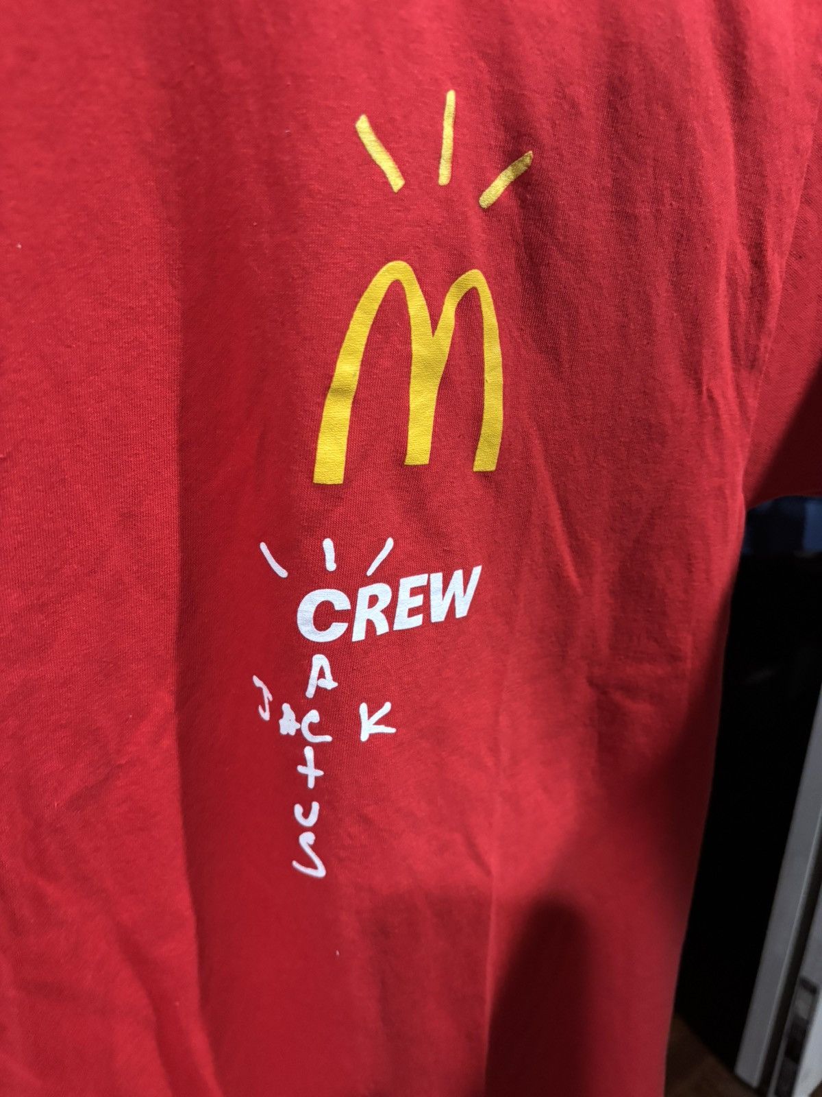 Travis Scott Travis Scott x McDonald’s Crew T-Shirt Size US XL / EU 56 / 4 - 2 Thumbnail