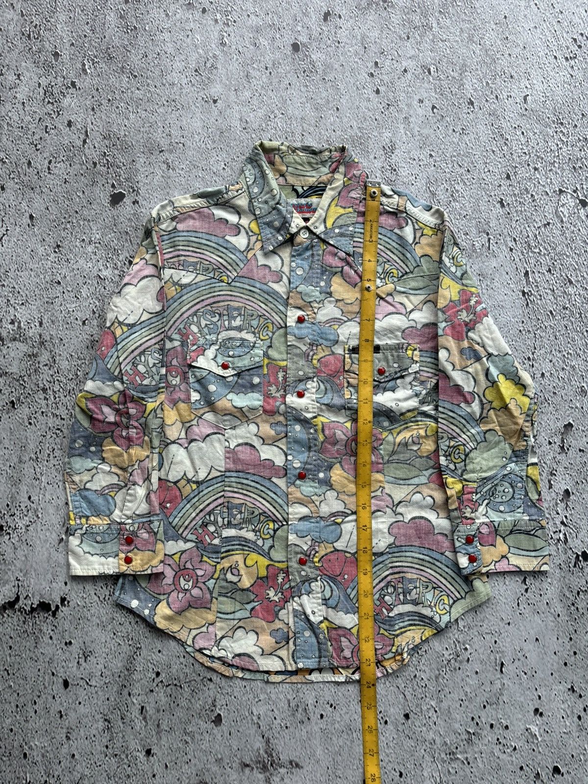 Hysteric Glamour Vintage Hysteric Glamour Full Print Pocket Shirt Size US S / EU 44-46 / 1 - 13 Thumbnail