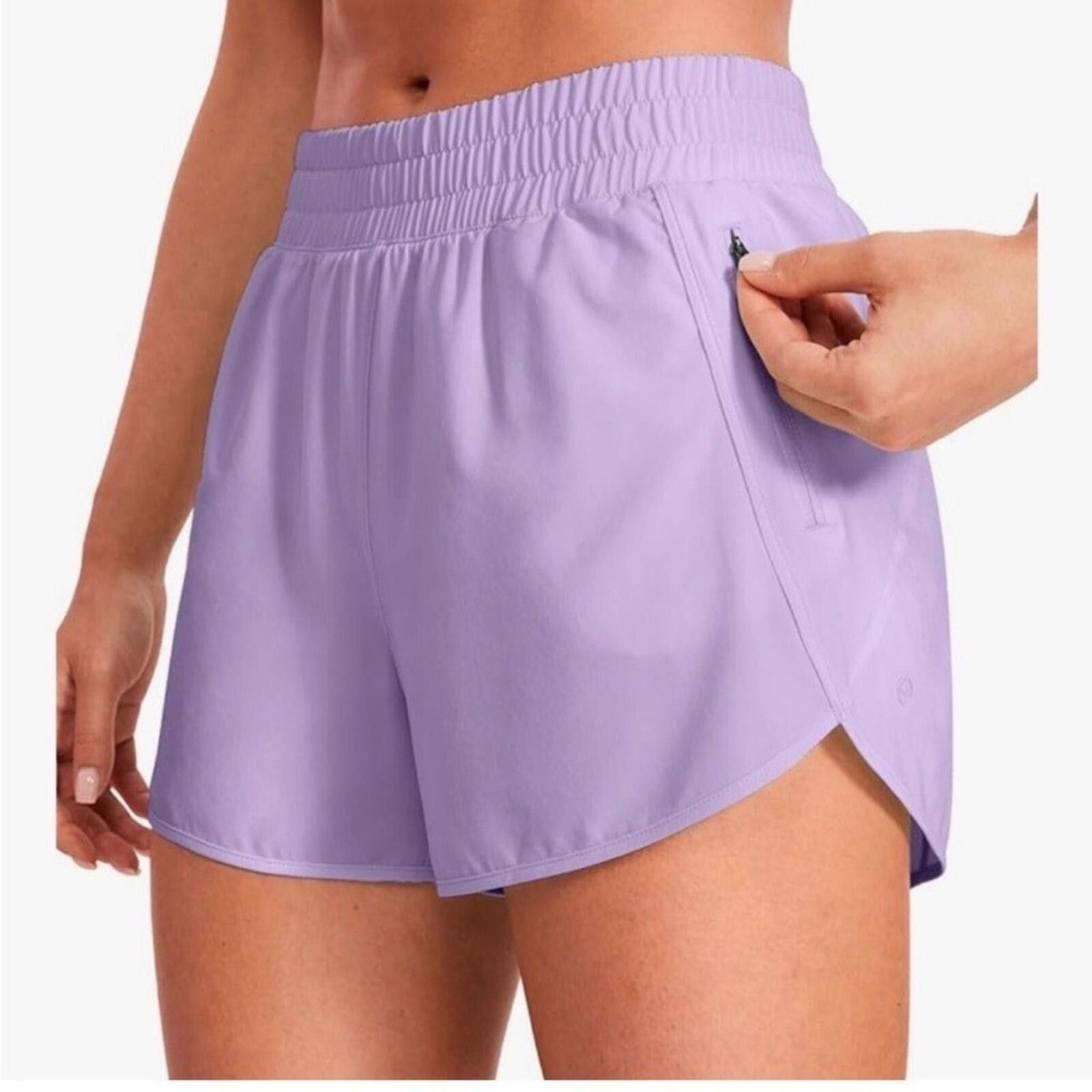 Other CRZ Yoga Feathery-Fit Soft 2-in-1 Lined Running Shorts M Size 29" - 1 Thumbnail
