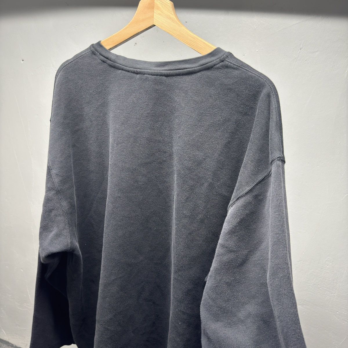 Vintage Thrashed Faded Distressed Ribbed Cotton Shirt ERD Grunge Size US XXL / EU 58 / 5 - 5 Thumbnail