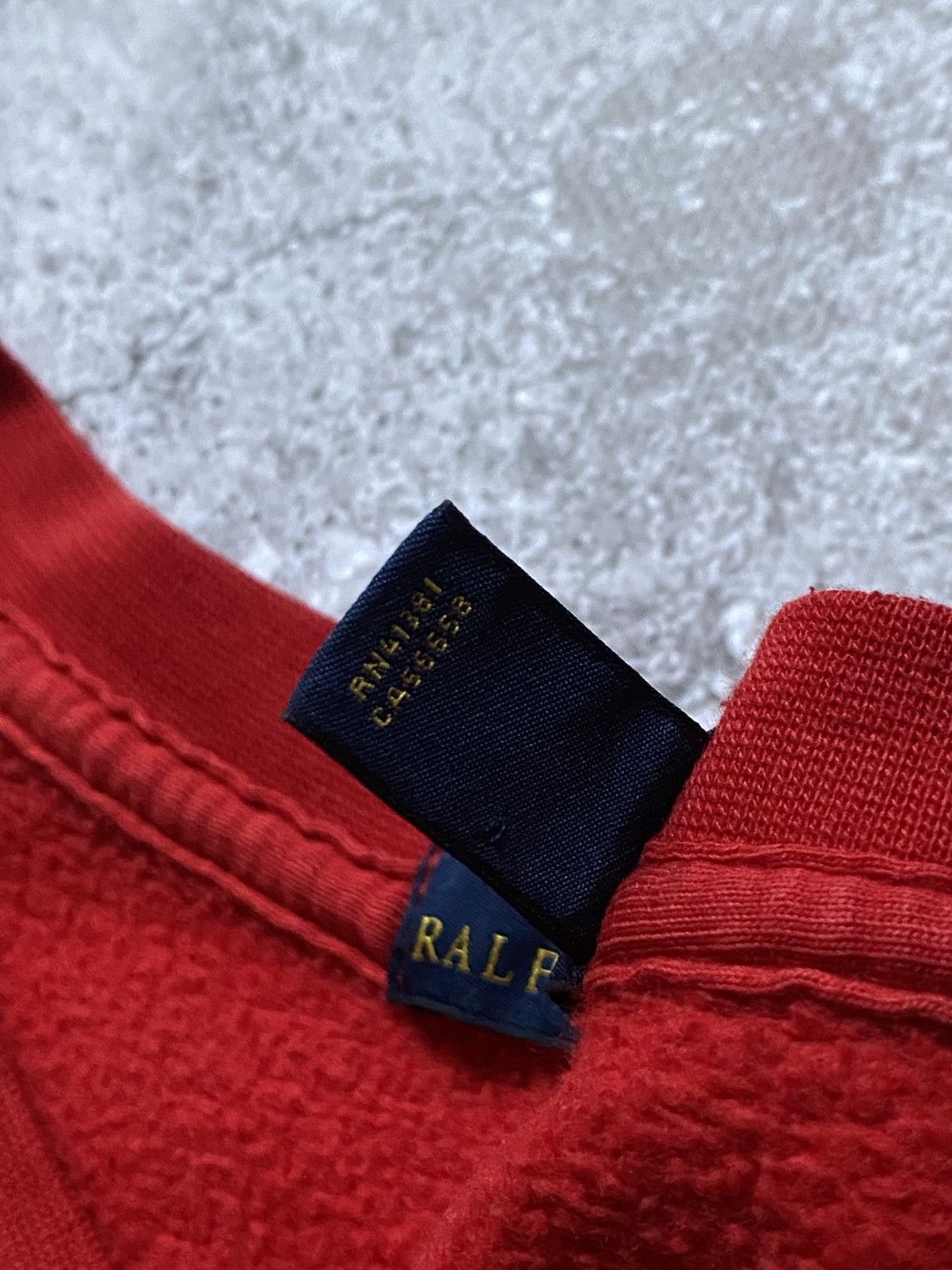 Polo Ralph Lauren × Rugby Ralph Lauren Mens Polo Ralph Lauren Red Sweatshirt Crew Neck Small Logo Size US XXL / EU 58 / 5 - 5 Thumbnail