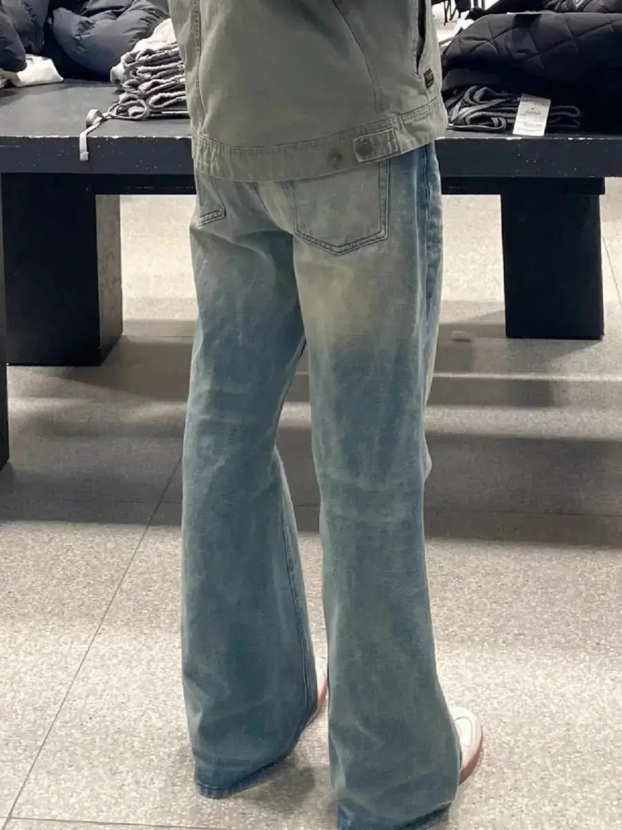 Japanese Brand × Jean Retro cat whiskers casual loose slightly flared jeans Size US 32 / EU 48 - 6 Thumbnail